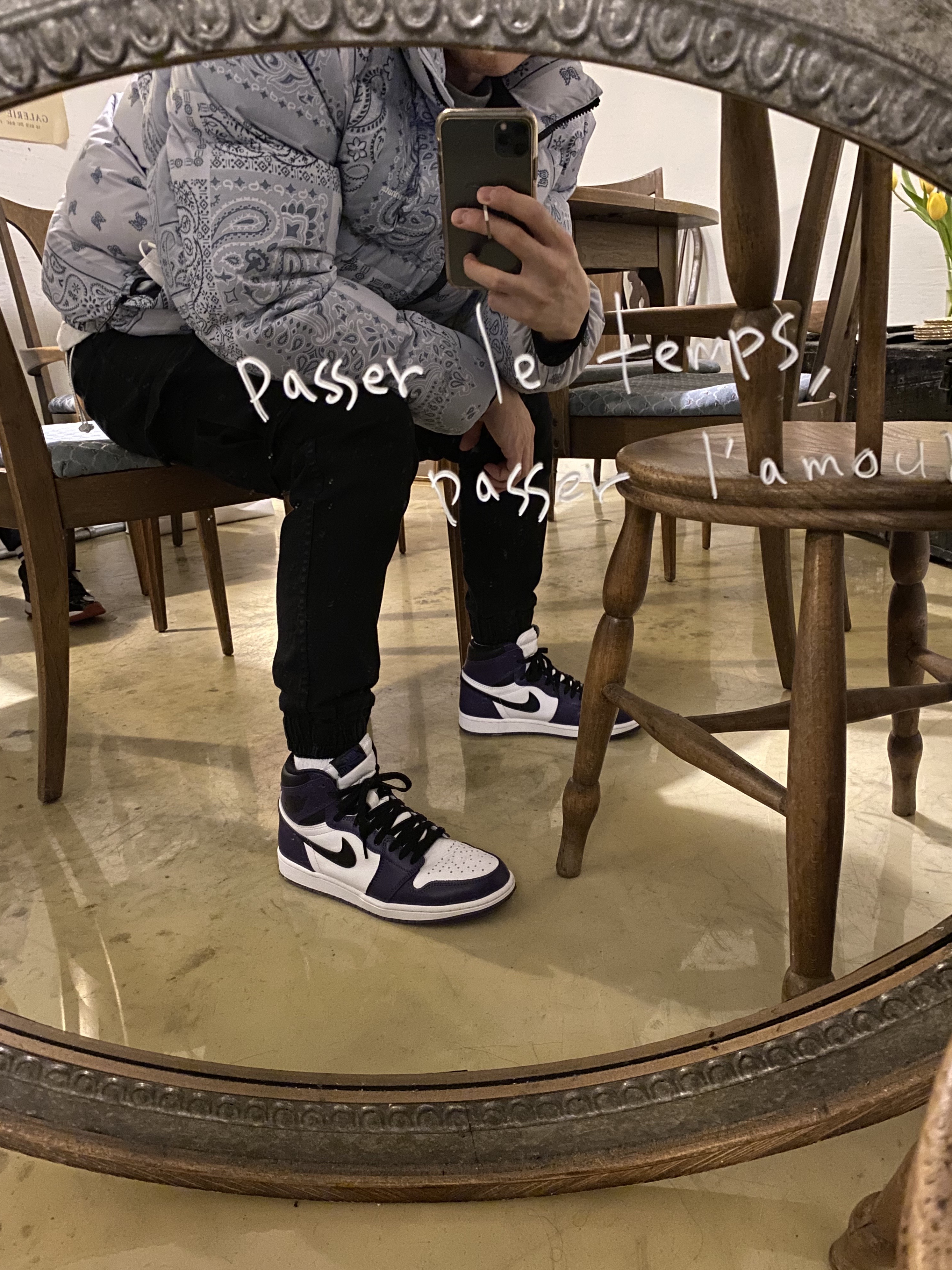 Jordan 1 Retro High OG Court Purple 2020 착용 스타일