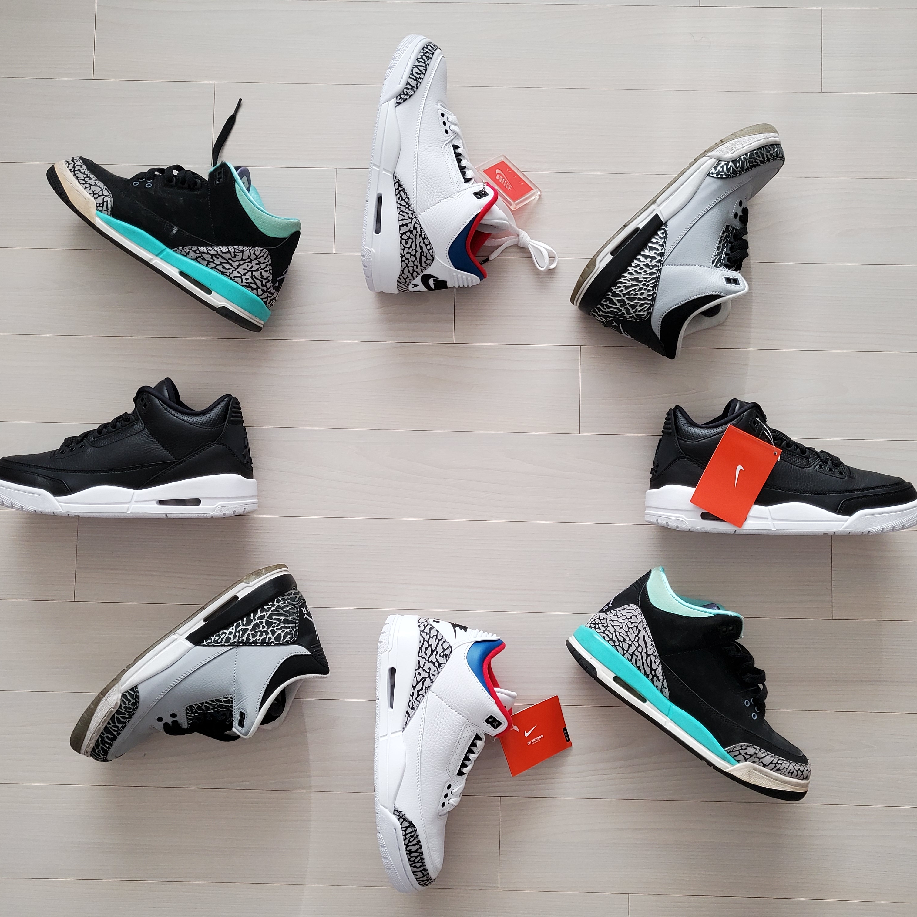 (W) Jordan 3 Retro Seoul, Jordan 3 Retro Cyber Monday 2016 착용 스타일
