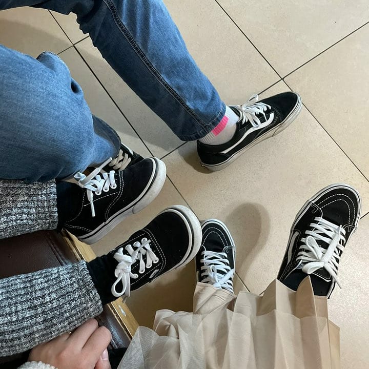 Vans Vault OG Old Skool LX Black 착용 스타일 - 1