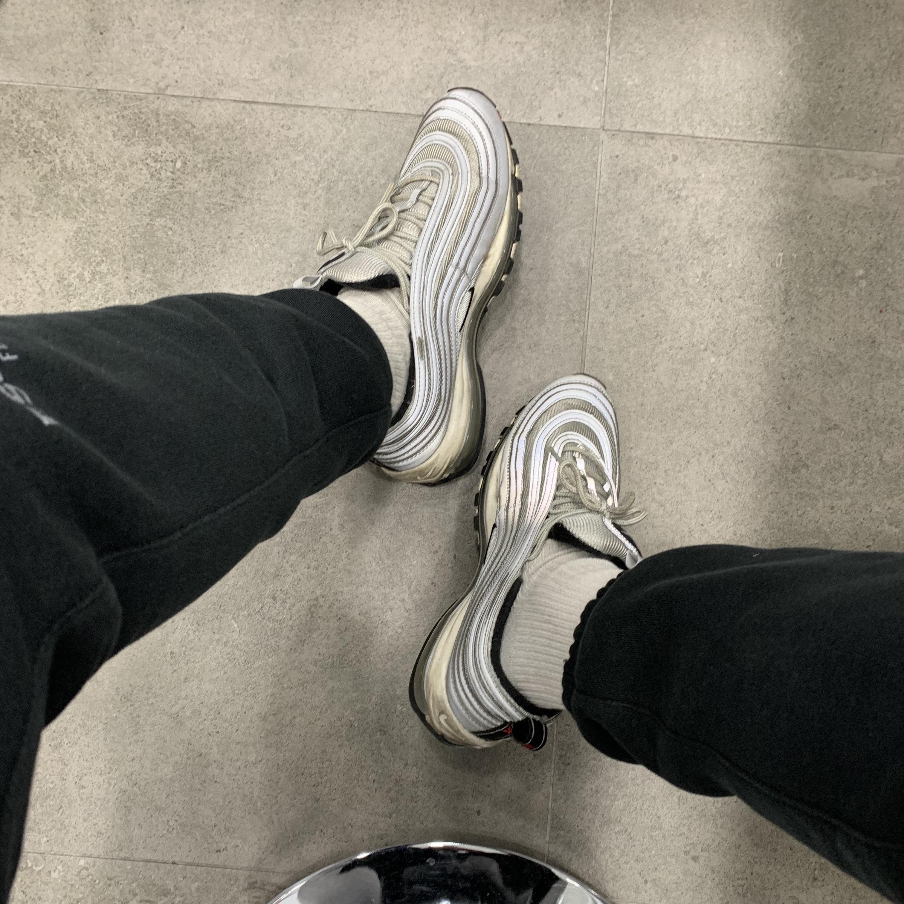 Nike Air Max 97 Reflective Silver 착용 스타일