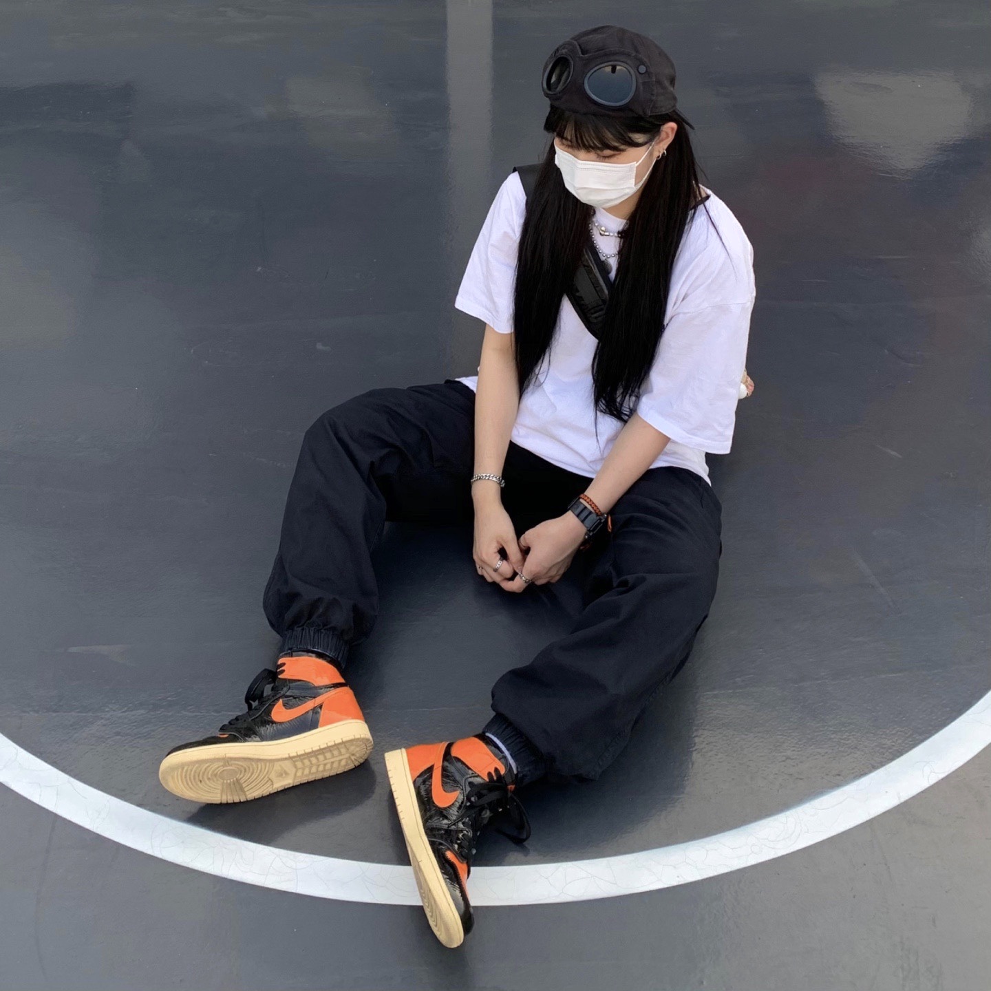 Jordan 1 Retro High Shattered Backboard 3.0 착용 스타일 - 3