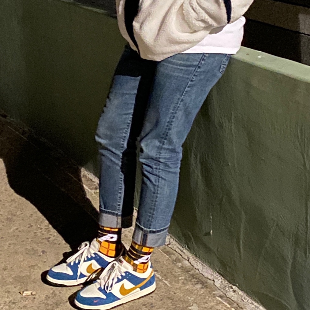 Nike x Kasina Dunk Low 80's Bus 착용 스타일