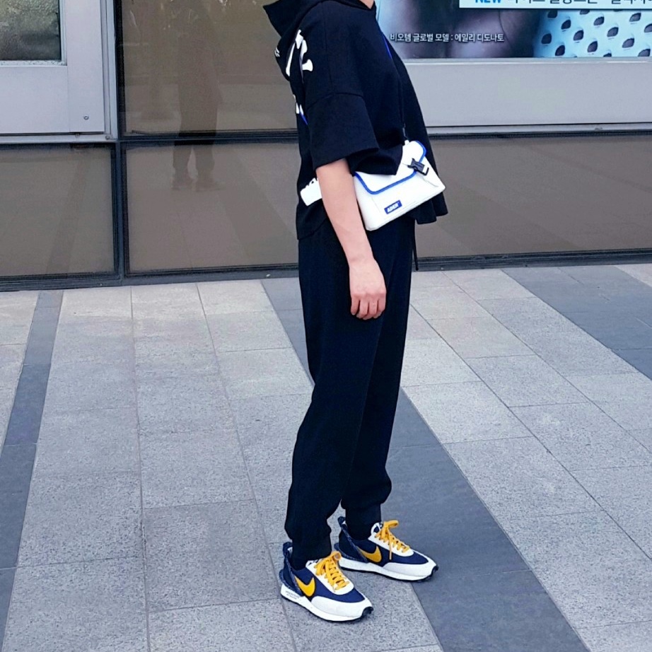 (W) Nike x Undercover Daybreak Obsidian 착용 스타일