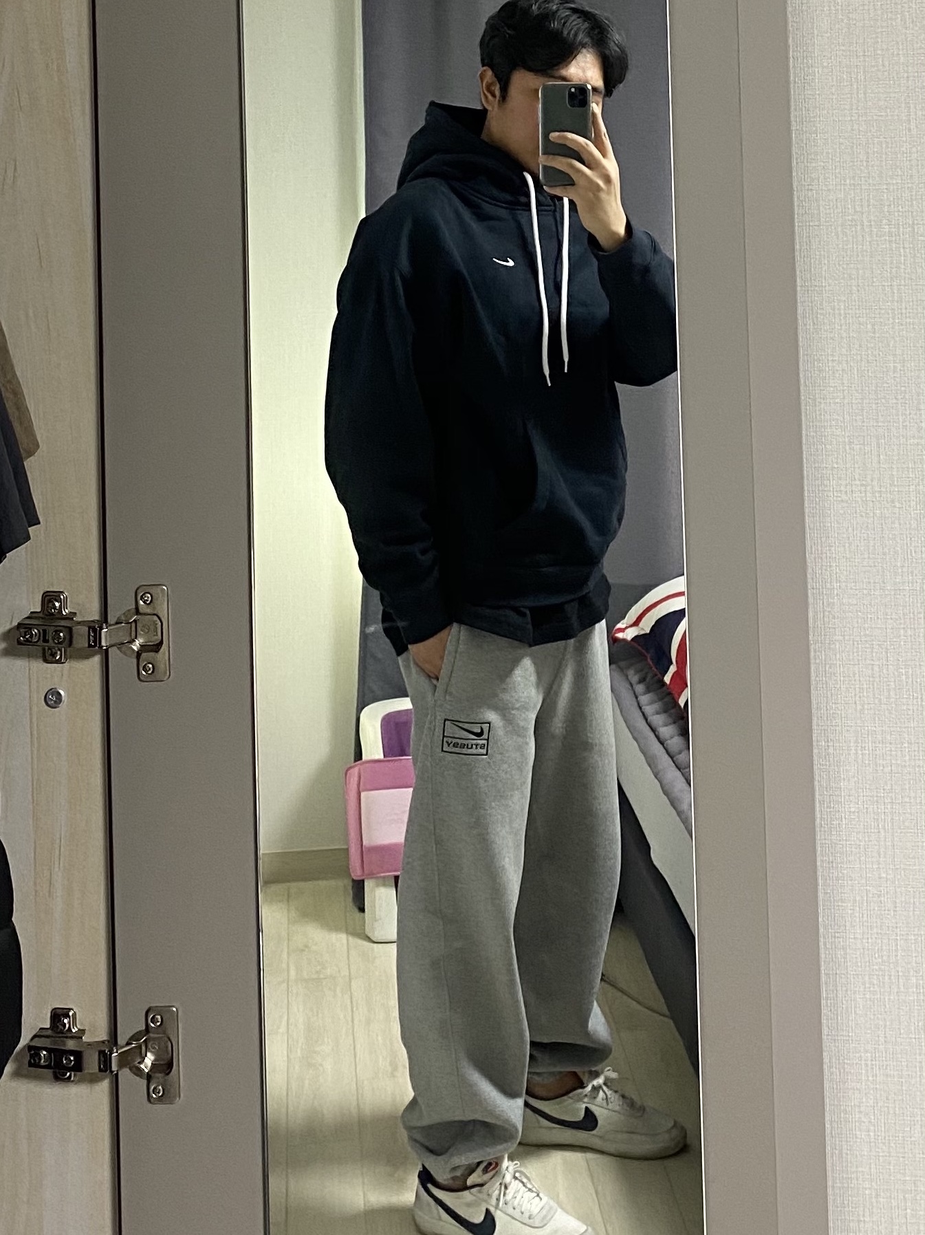 Nike Killshot OG Sail Midnight Navy 착용 스타일