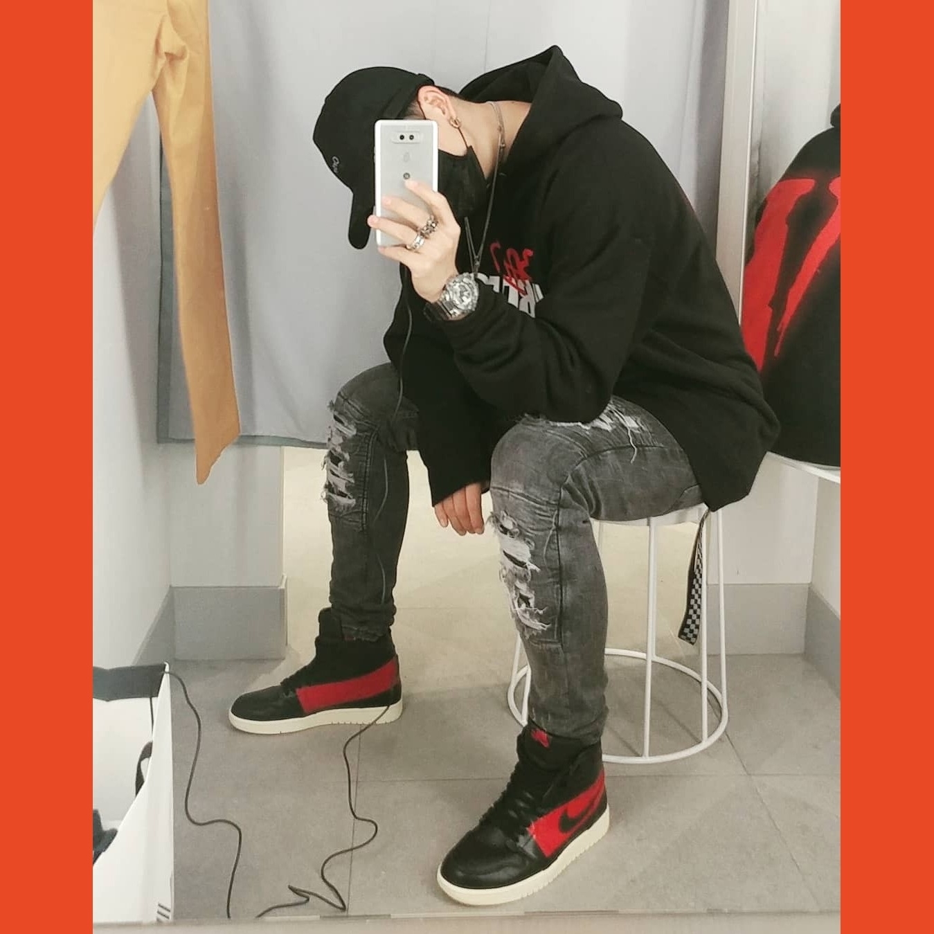 Jordan 1 Retro High OG Defiant Couture 착용 스타일