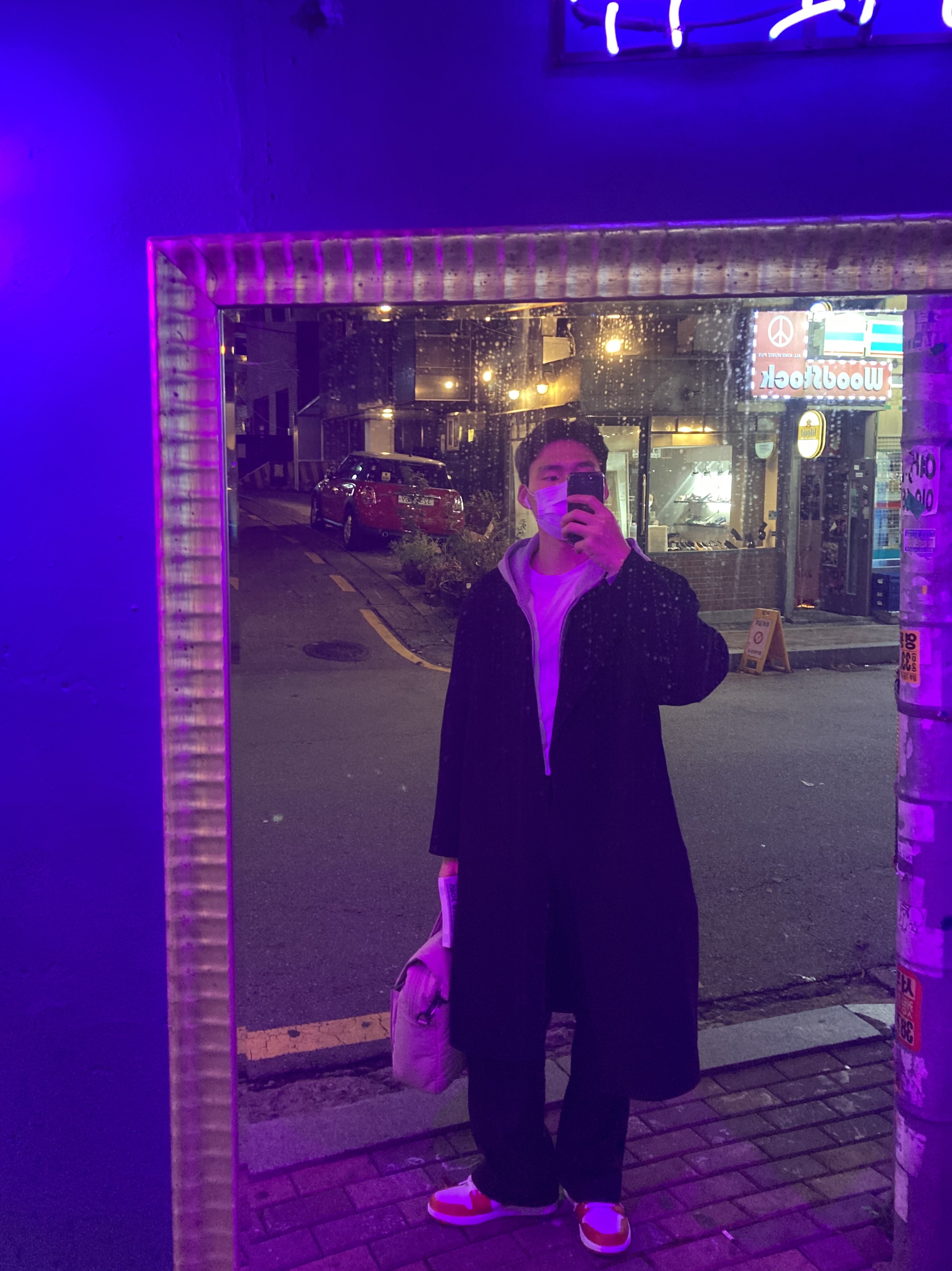 Jordan 1 Low Gym Red White 착용 스타일