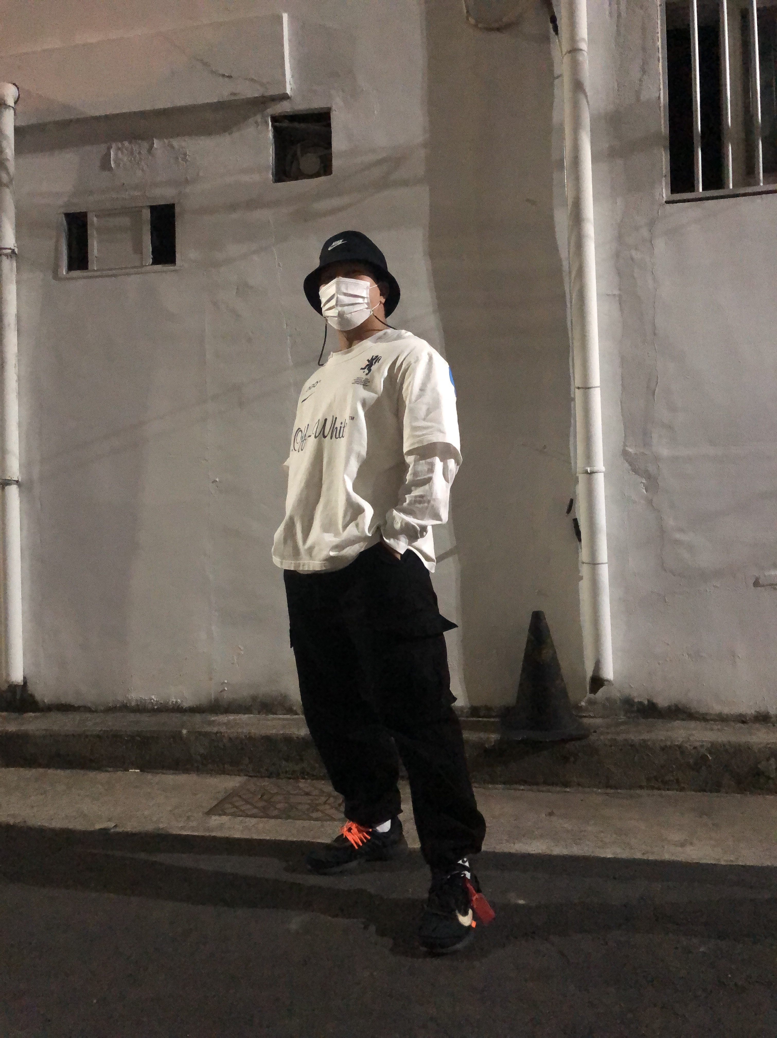 Nike x Off-White Air Presto Black 착용 스타일 - 1