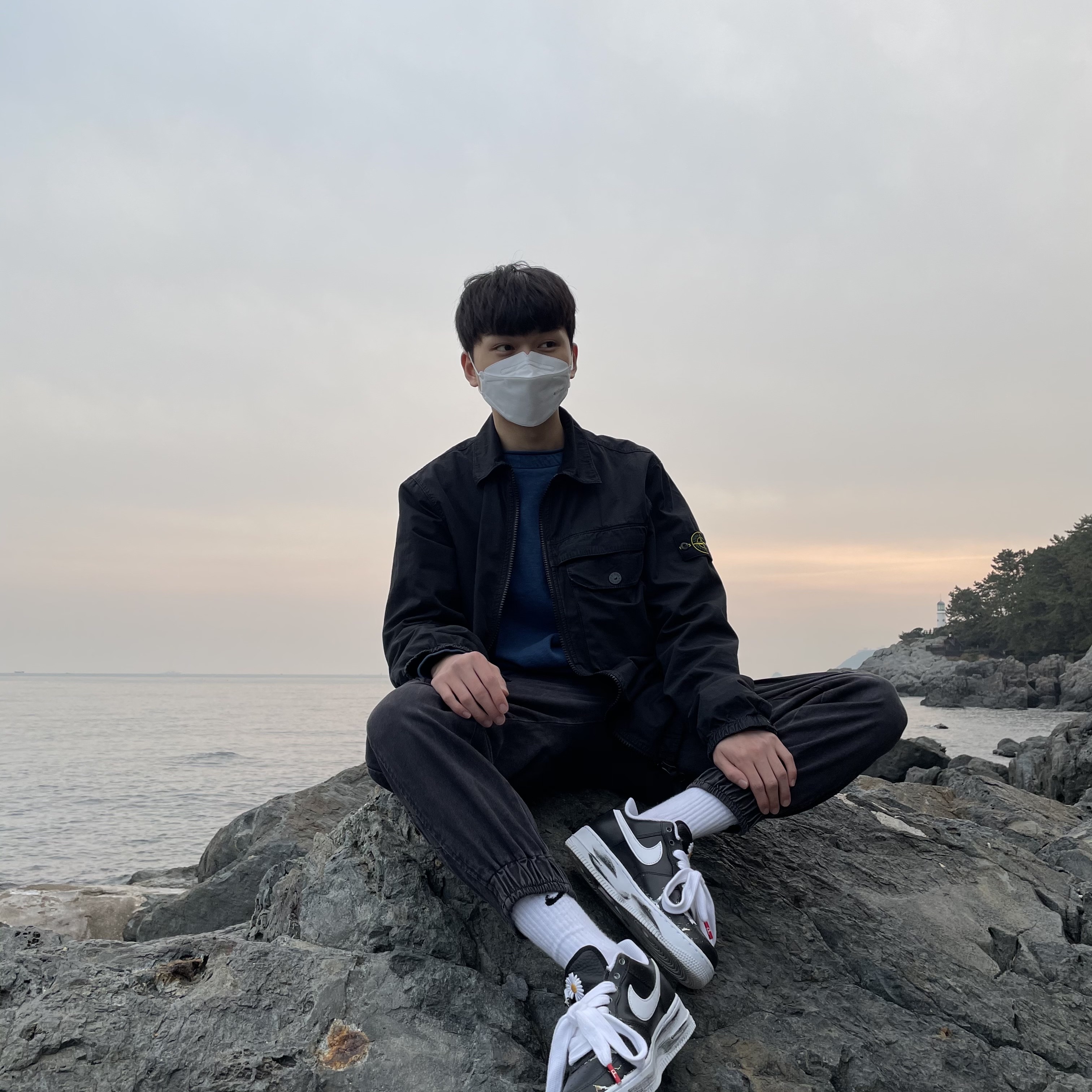 Nike x Peaceminusone Air Force 1 Low Para-Noise 착용 스타일