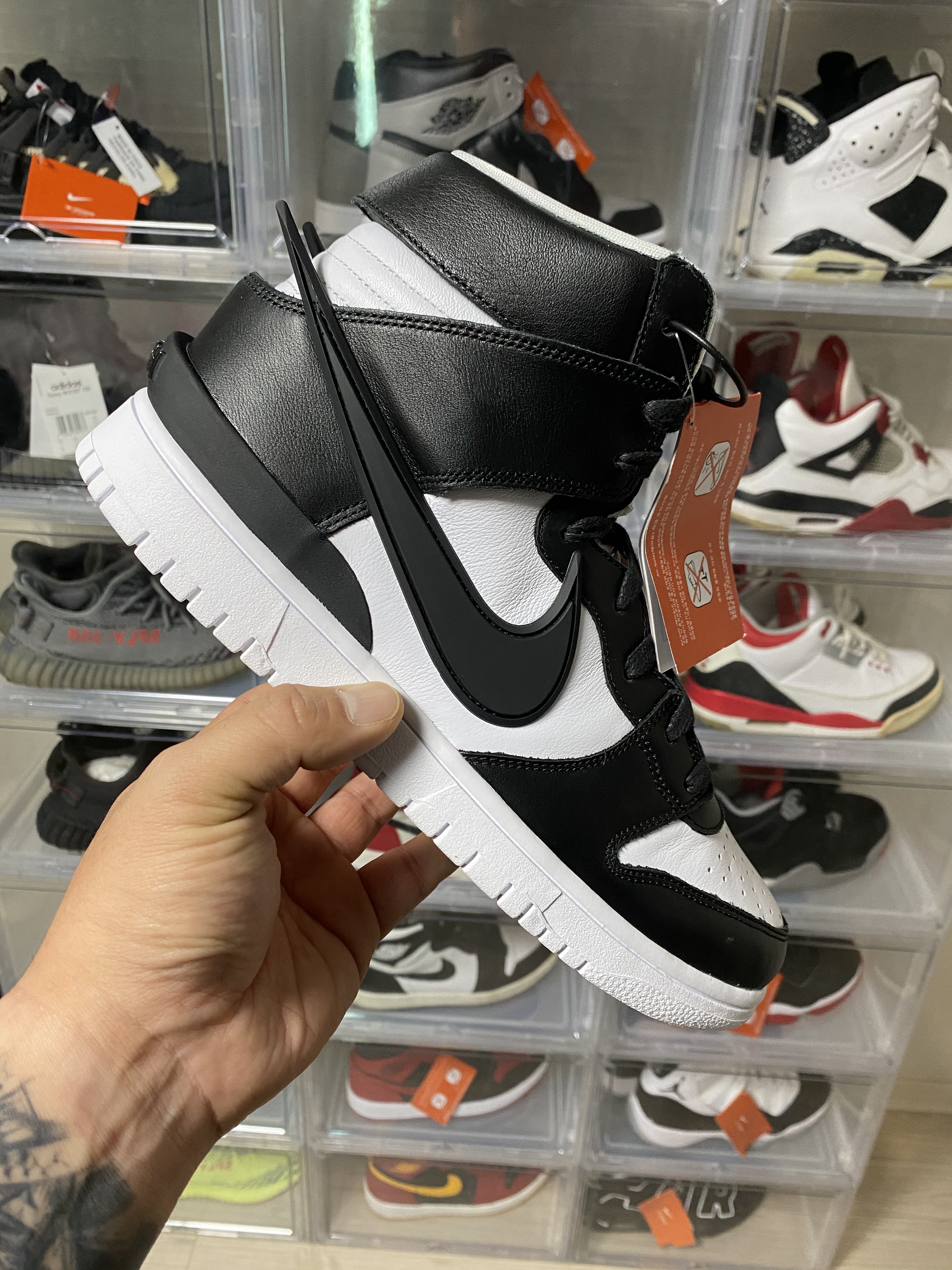 Nike x Ambush Dunk High Black 착용 스타일 - 3