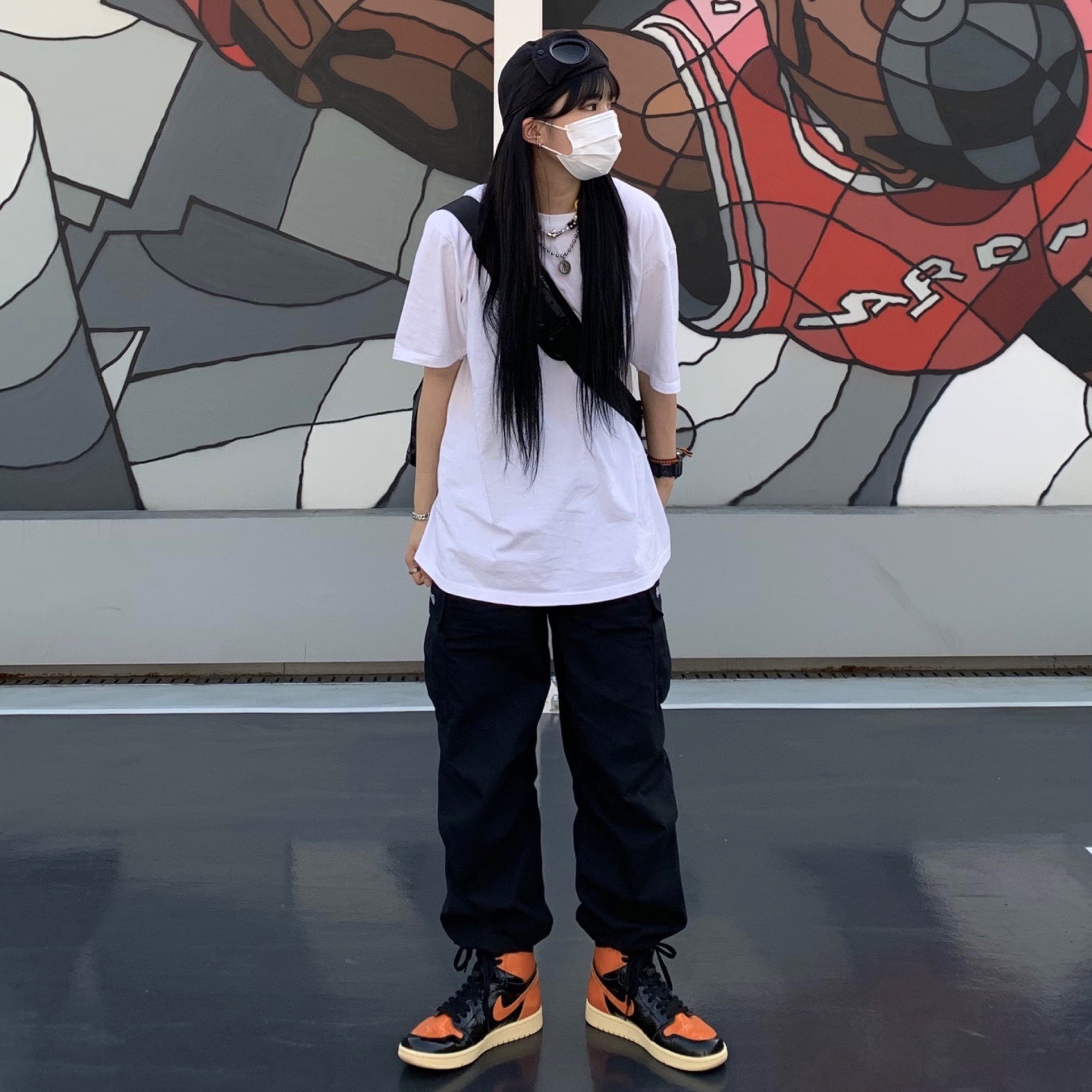 Jordan 1 Retro High Shattered Backboard 3.0 착용 스타일 - 1