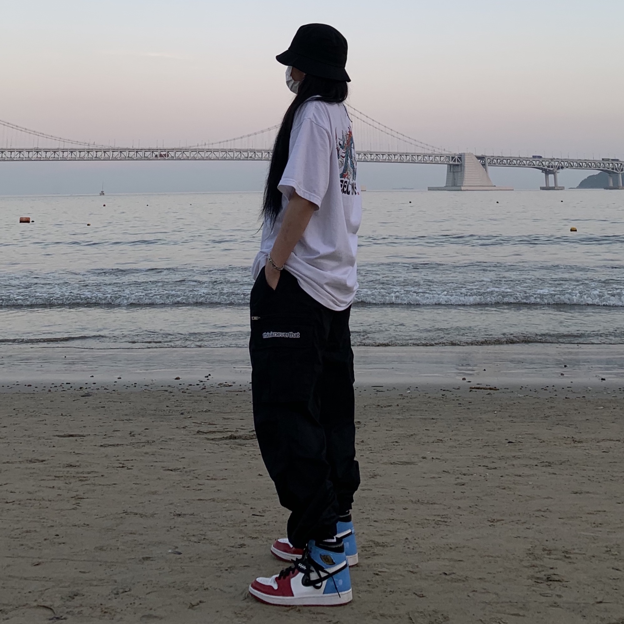 Jordan 1 Retro High Fearless UNC Chicago 착용 스타일