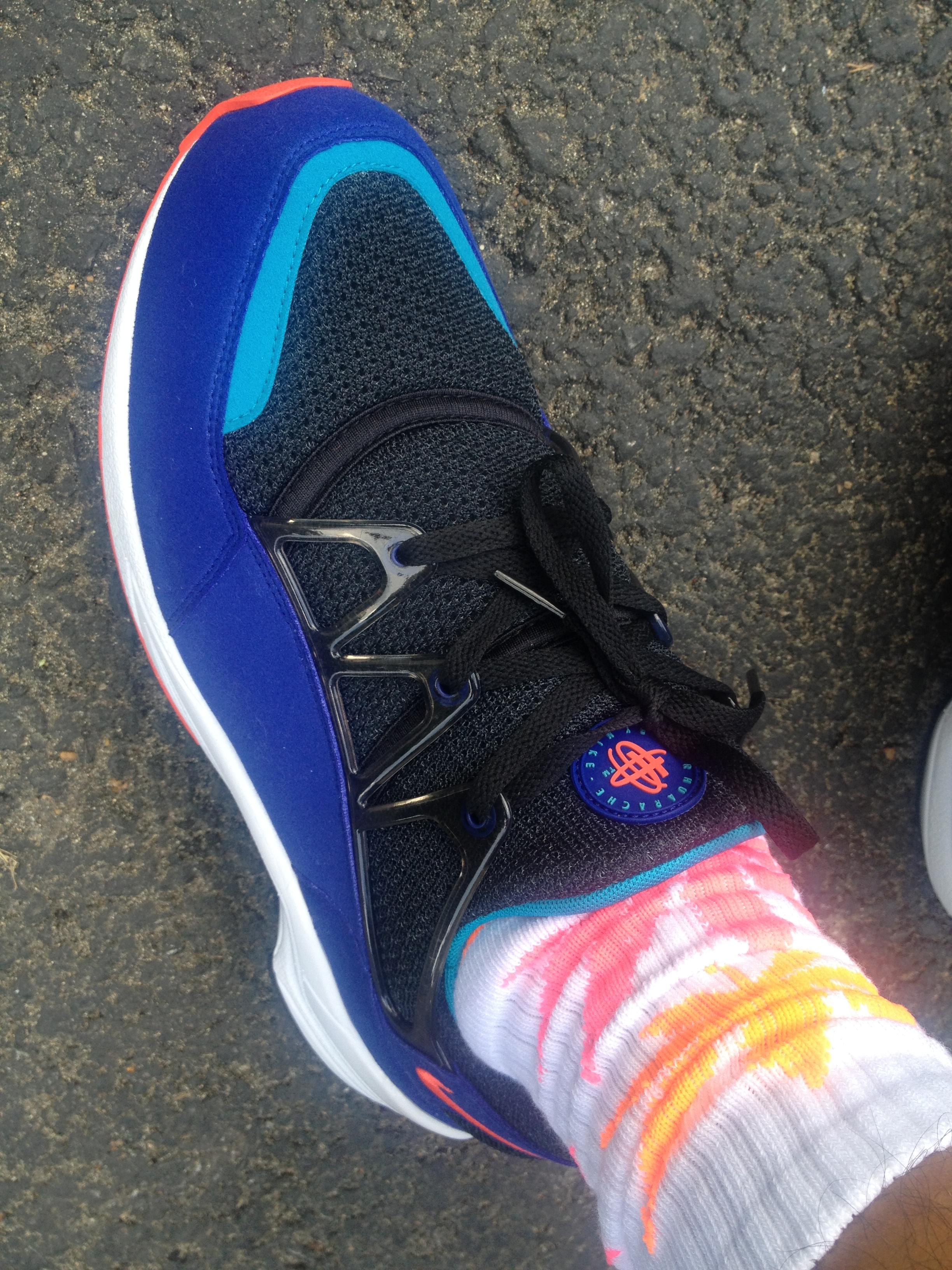 Nike Air Huarache Light Ultramarine 착용 스타일