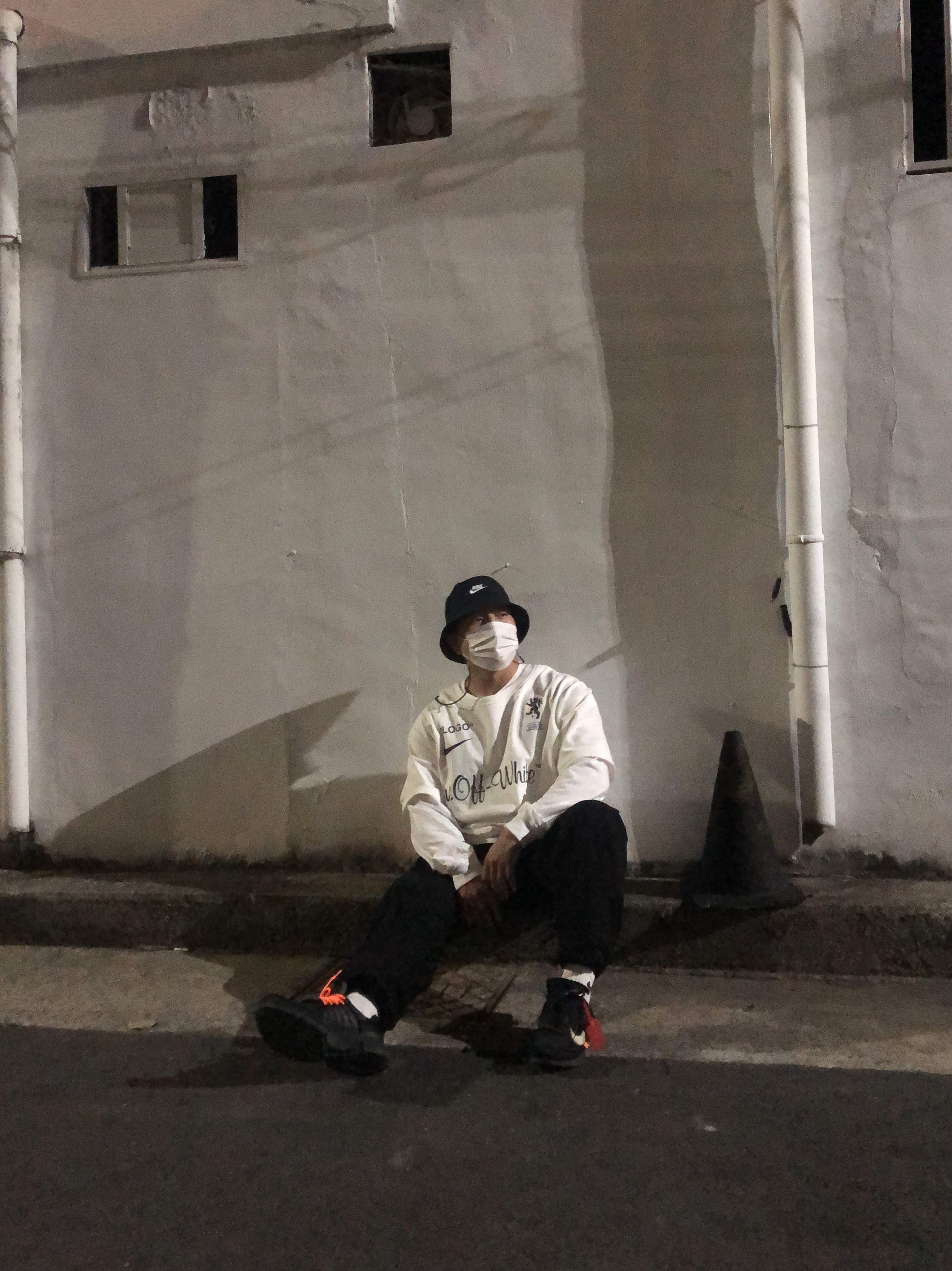 Nike x Off-White Air Presto Black 착용 스타일 - 2