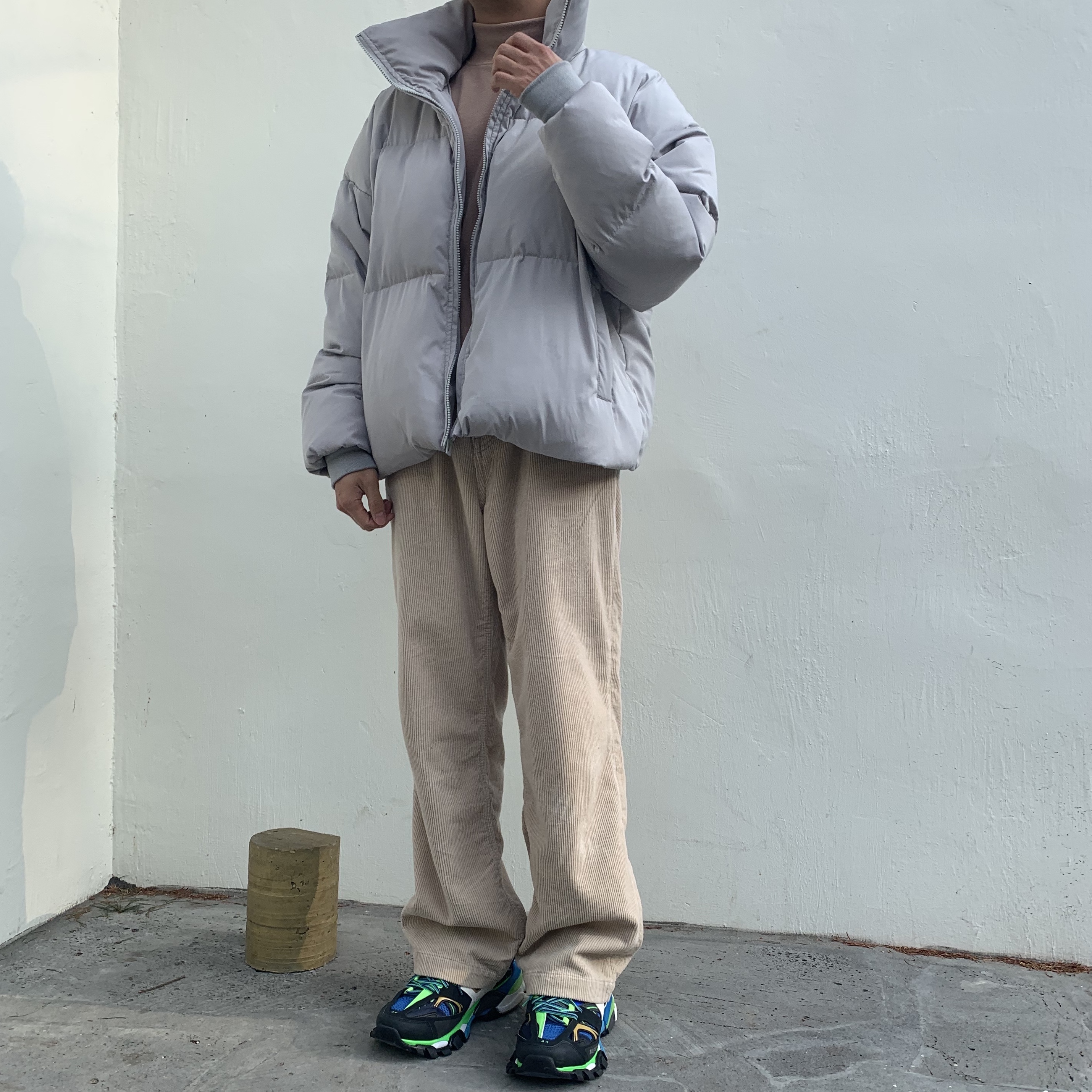 Balenciaga Track Sneakers Green White Blue 2019 착용 스타일