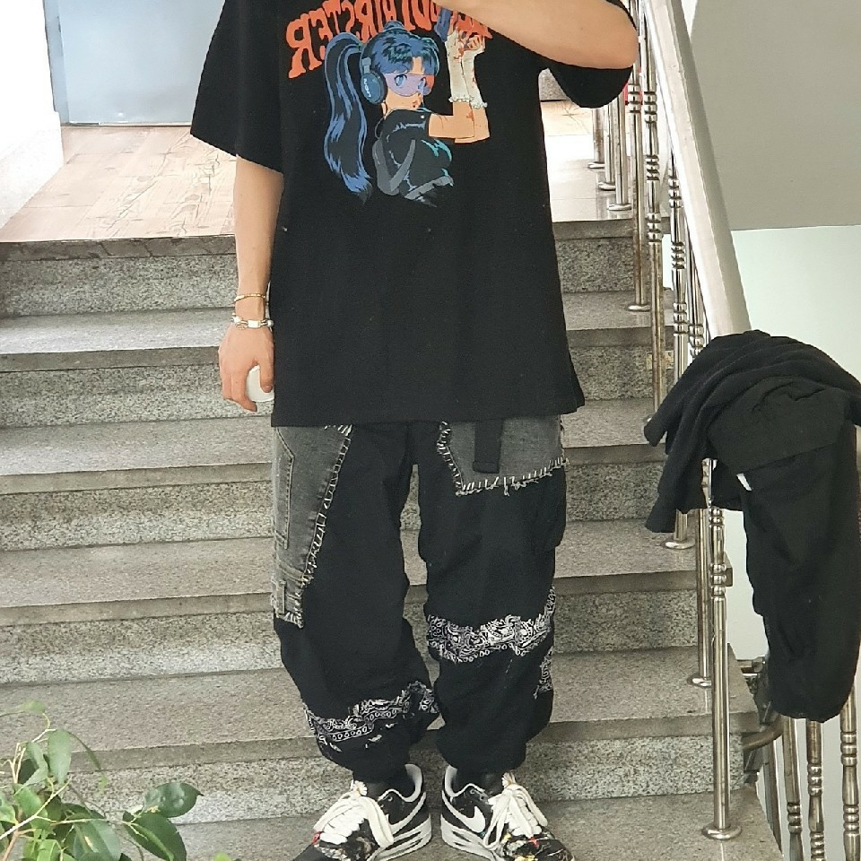 Nike x Peaceminusone Air Force 1 Low Para-Noise 착용 스타일