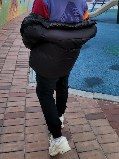 Palace Polartec Lazer Hood Multi Blue - 20FW 착용 스타일