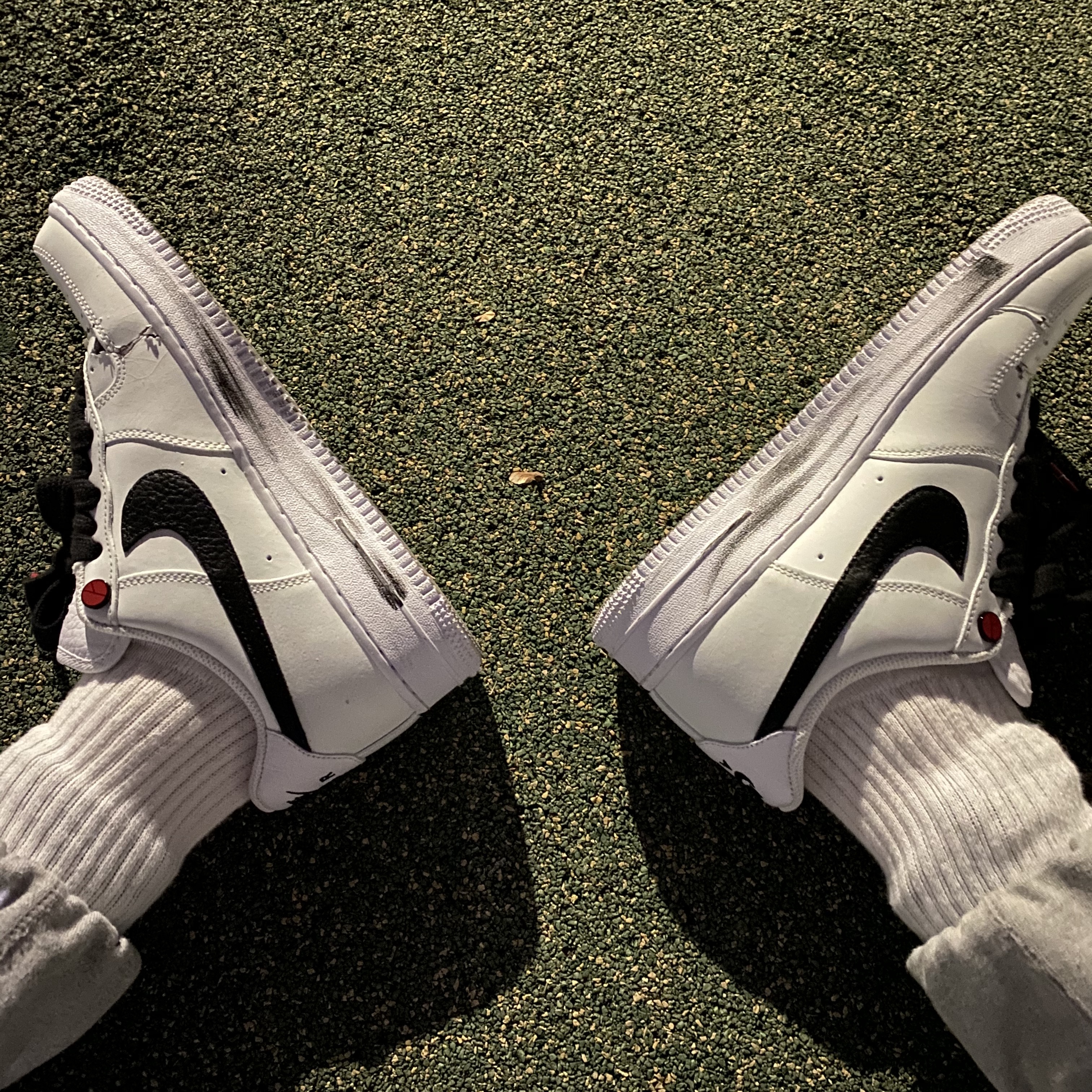 Nike x Peaceminusone Air Force 1 Low Para-Noise 2.0 착용 스타일