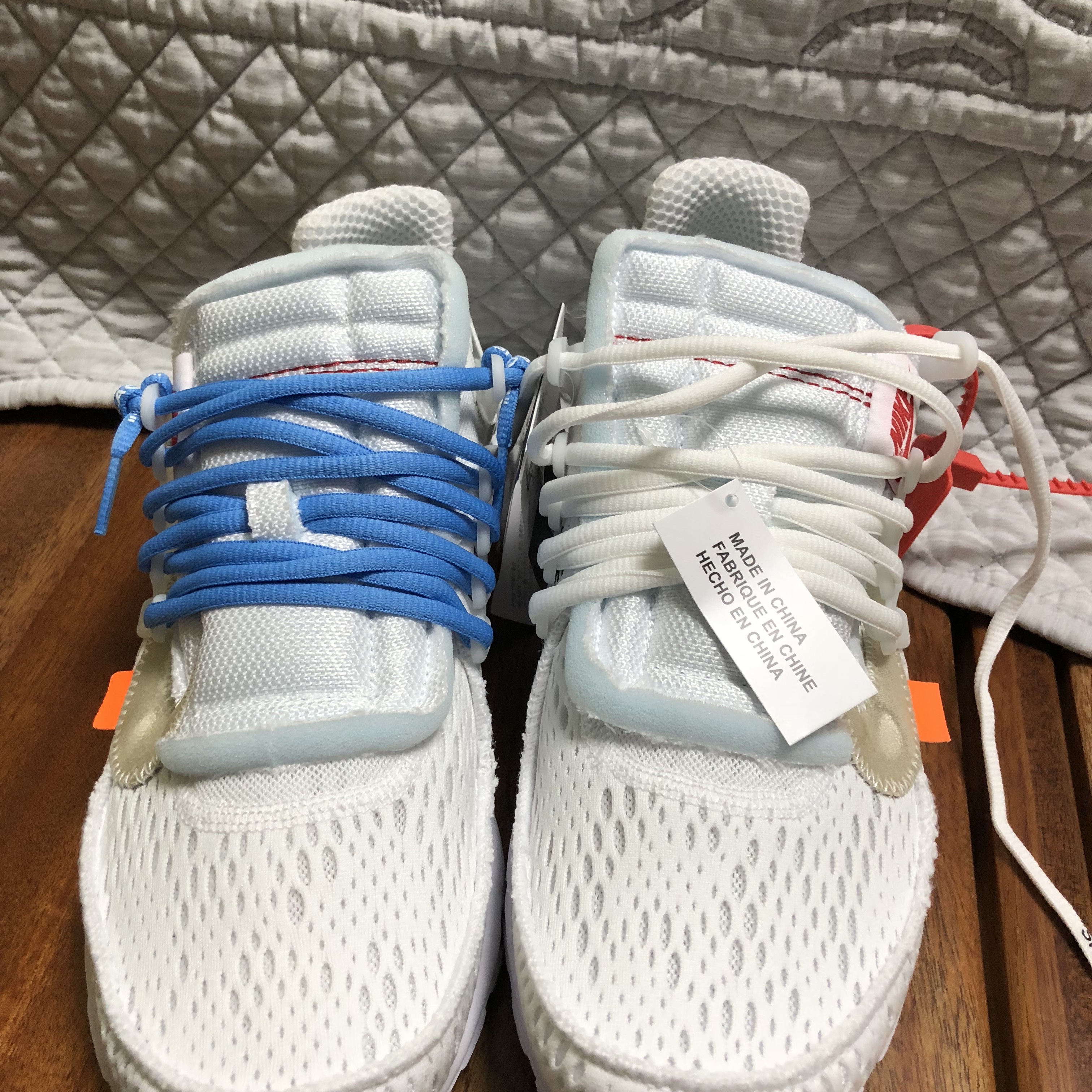 Nike x Off-White Air VaporMax V2 White, Nike x Off-White Air VaporMax OG Black The Ten 착용 스타일 - 3