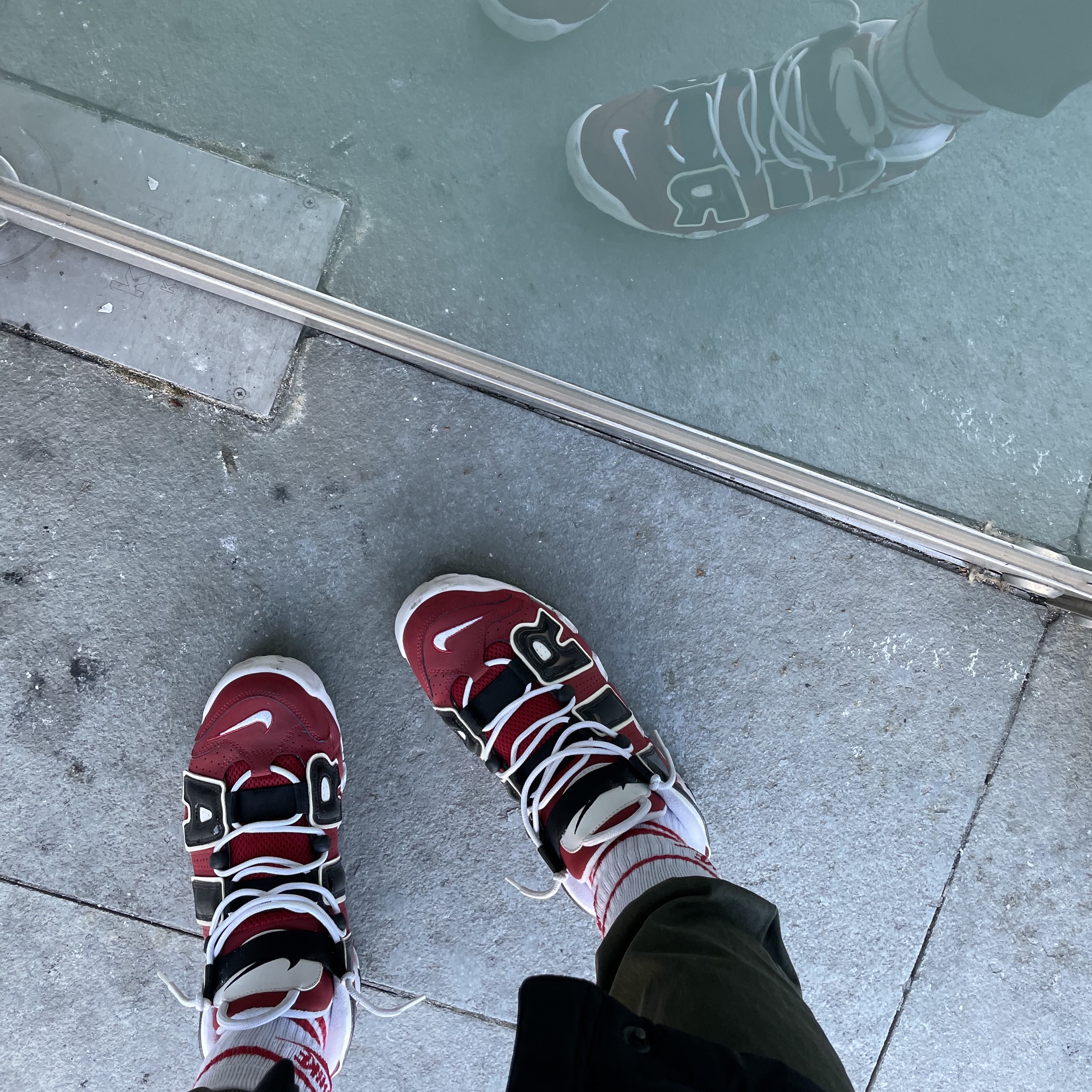 Nike Air More Uptempo 96 Bulls 2017 착용 스타일