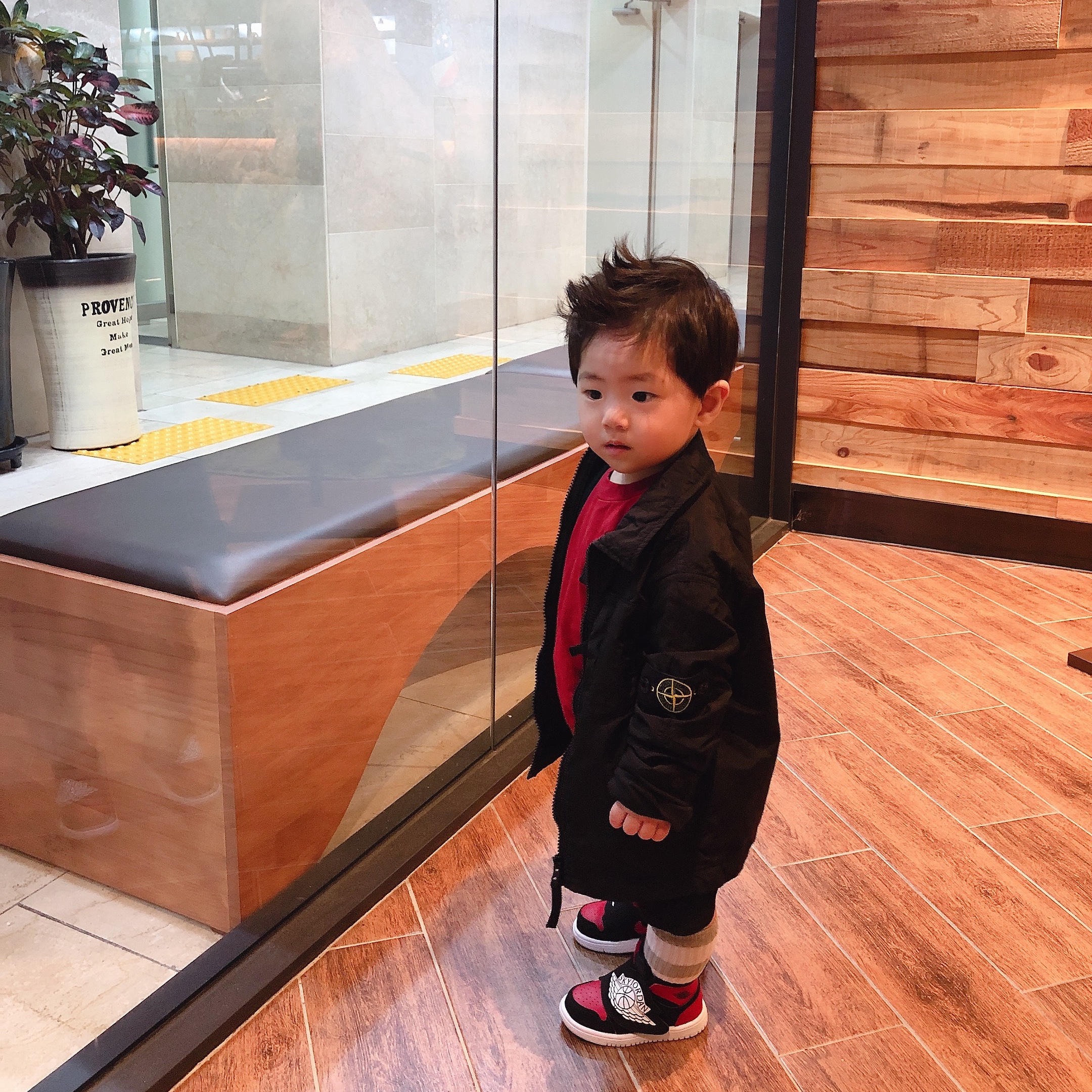 (TD) Sky Jordan 1 Bred 착용 스타일 - 1