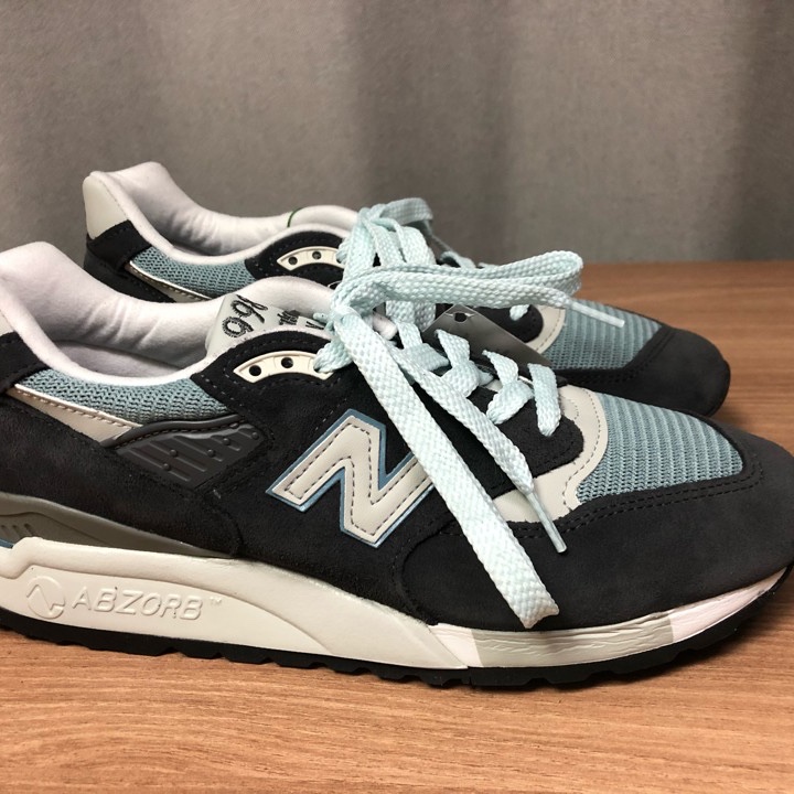 New Balance x Kith 998 Made in USA Steel Blue 착용 스타일