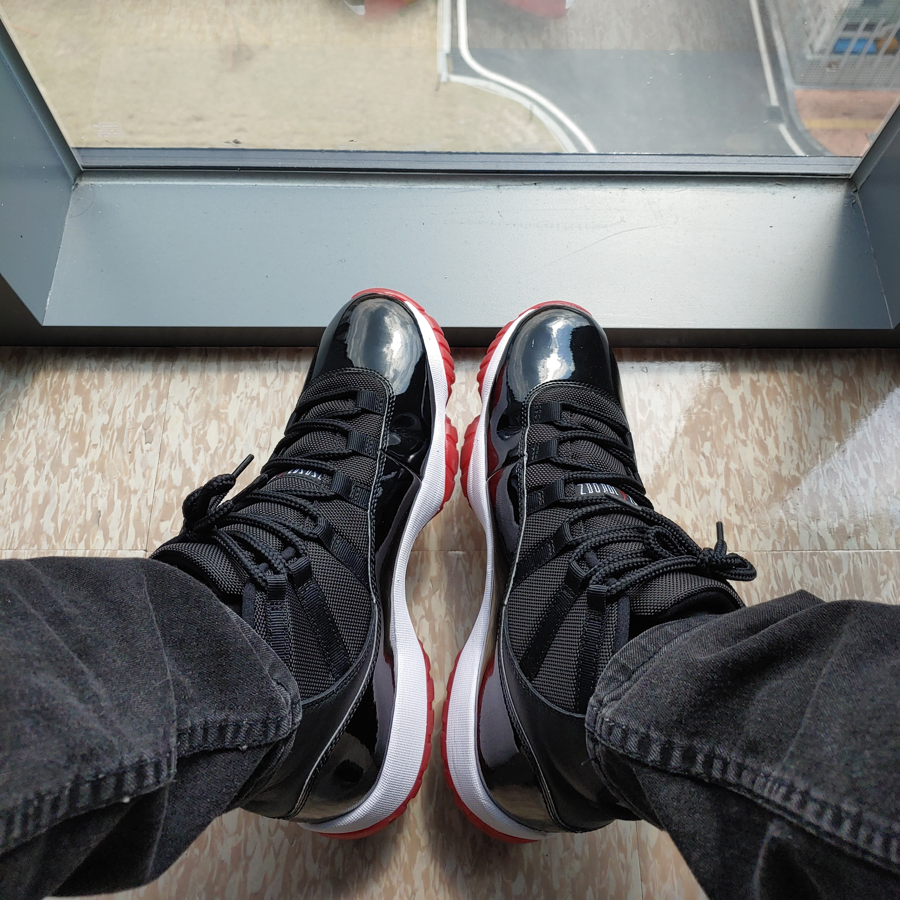 Jordan 11 Retro Concord 2018, Jordan 11 Retro Bred 2019 착용 스타일 - 2