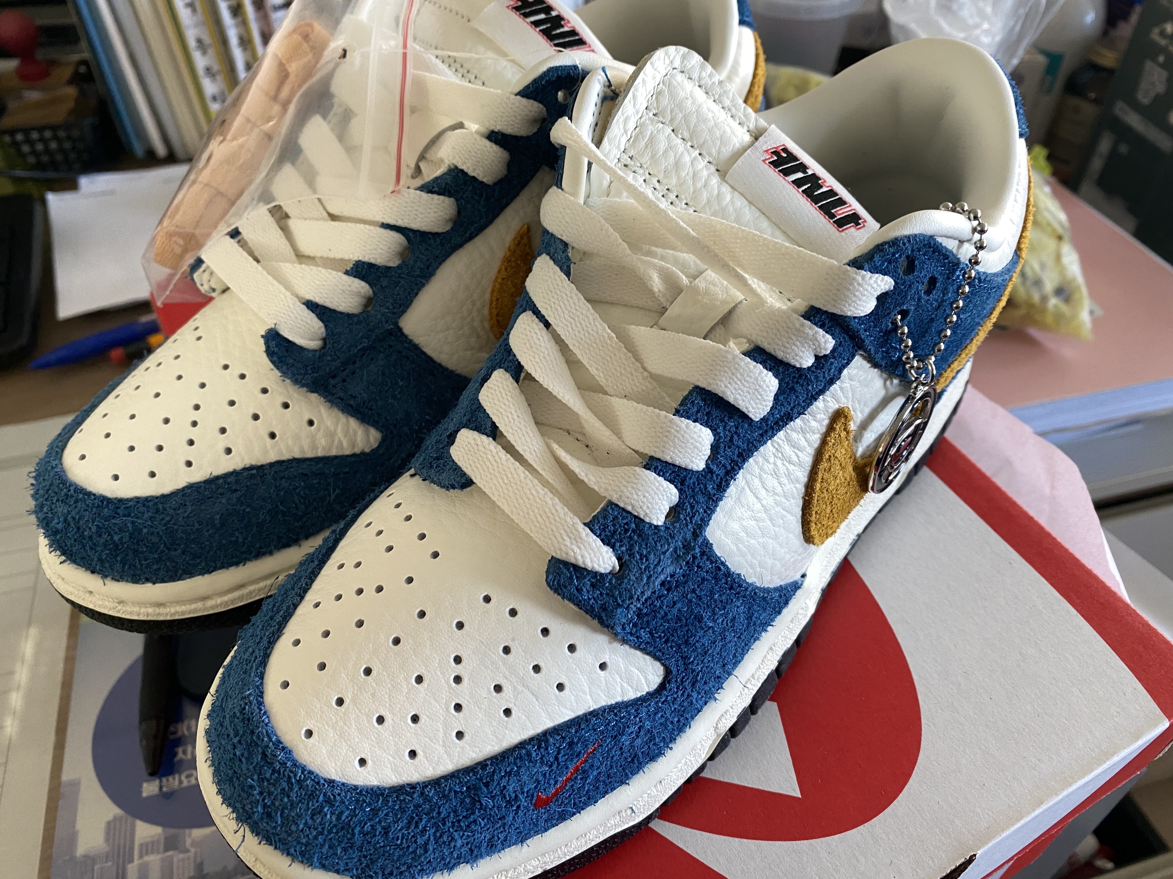 Nike x Kasina Dunk Low 80's Bus 착용 스타일