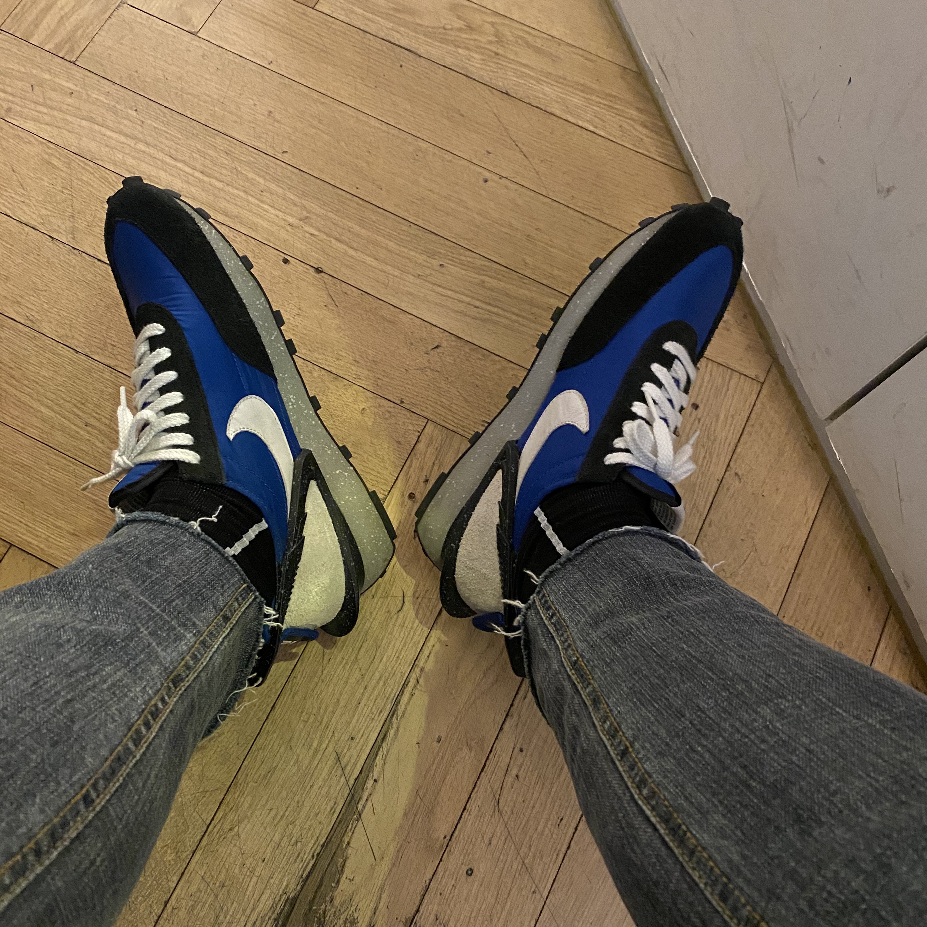 Nike x Undercover Daybreak Blue Jay 착용 스타일