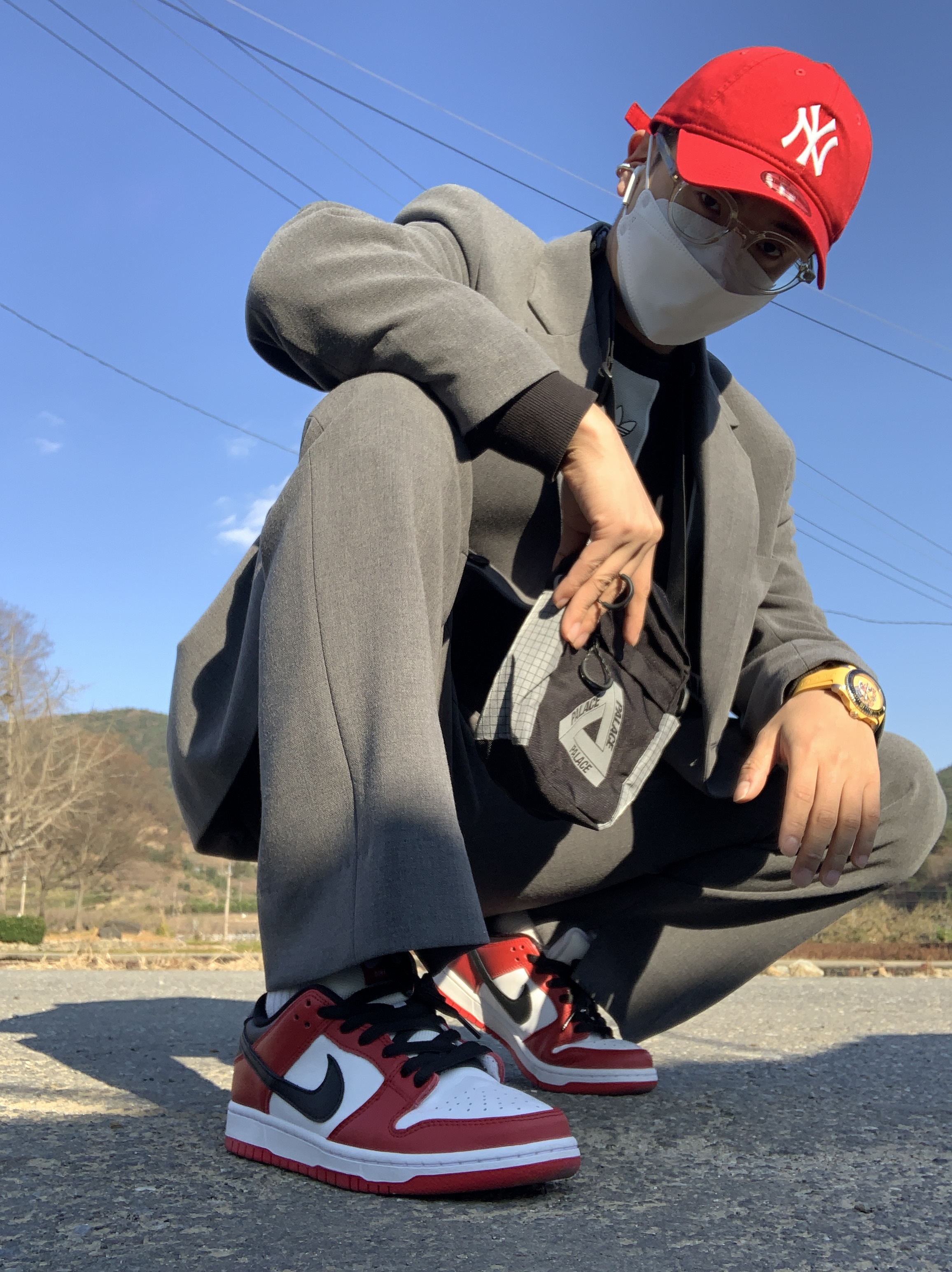 Nike SB Dunk Low Pro Chicago 착용 스타일