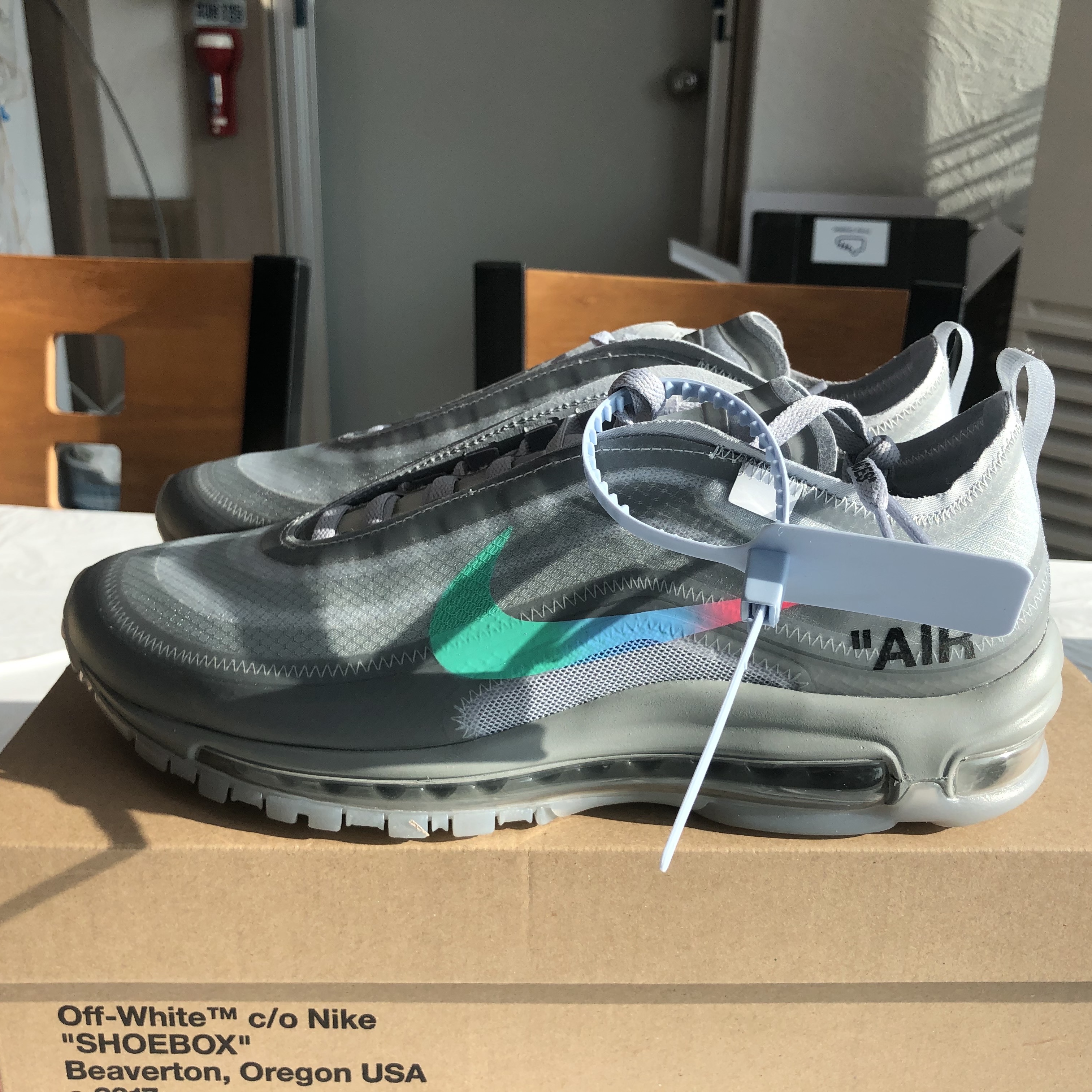 Nike x Off-White Air Max 97 Menta, Nike x Parra Air Max 1 2018 착용 스타일 - 2