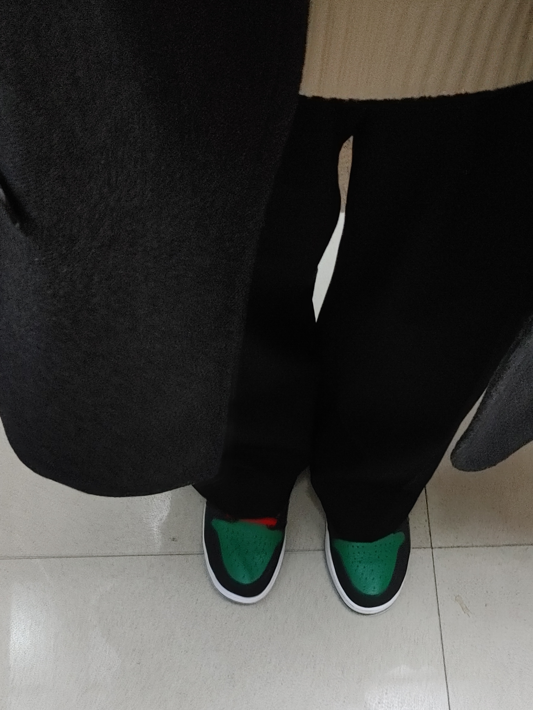 Jordan 1 Retro High OG Pine Green Black 착용 스타일