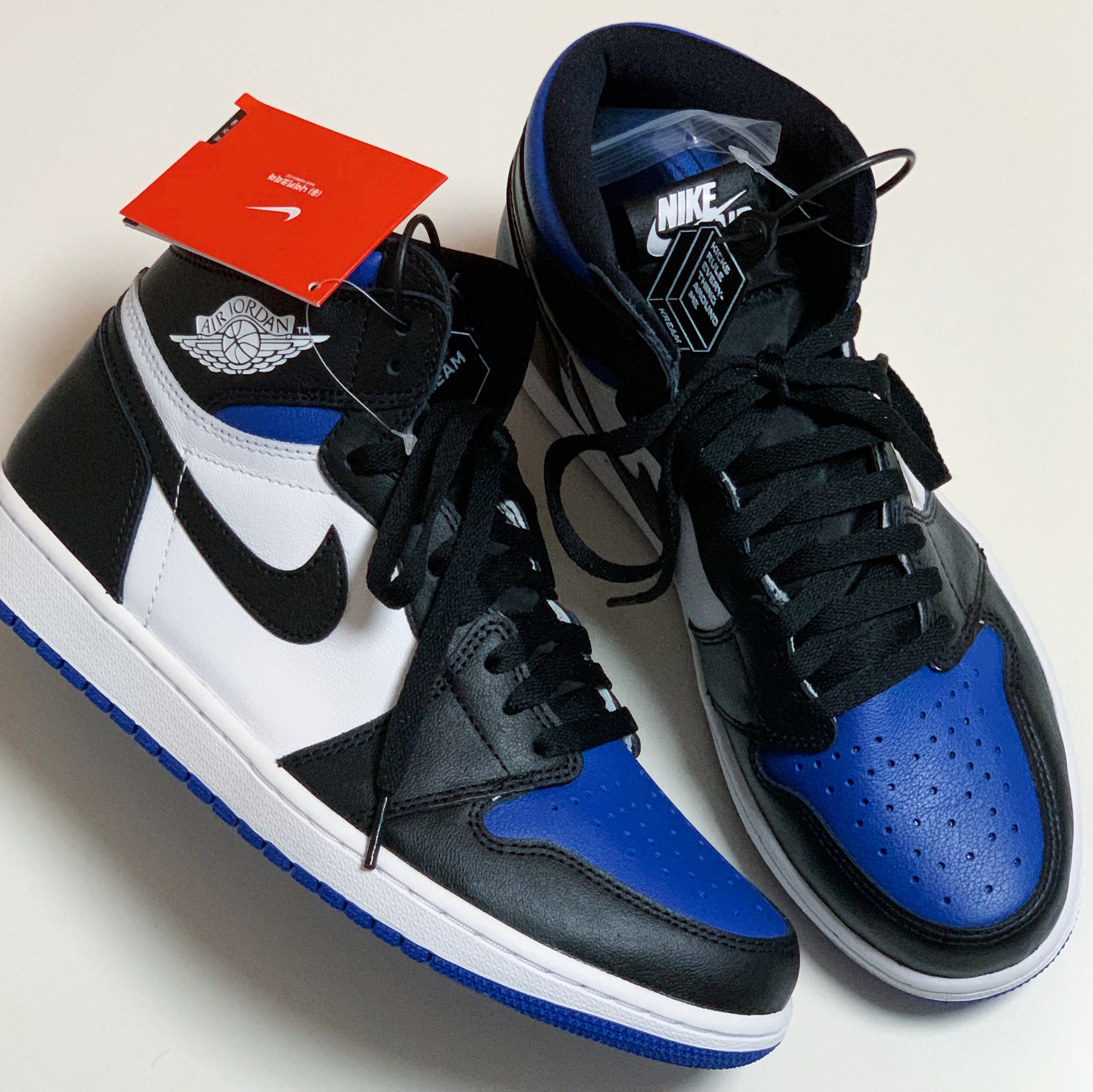 Jordan 1 Retro High OG Royal Toe 착용 스타일