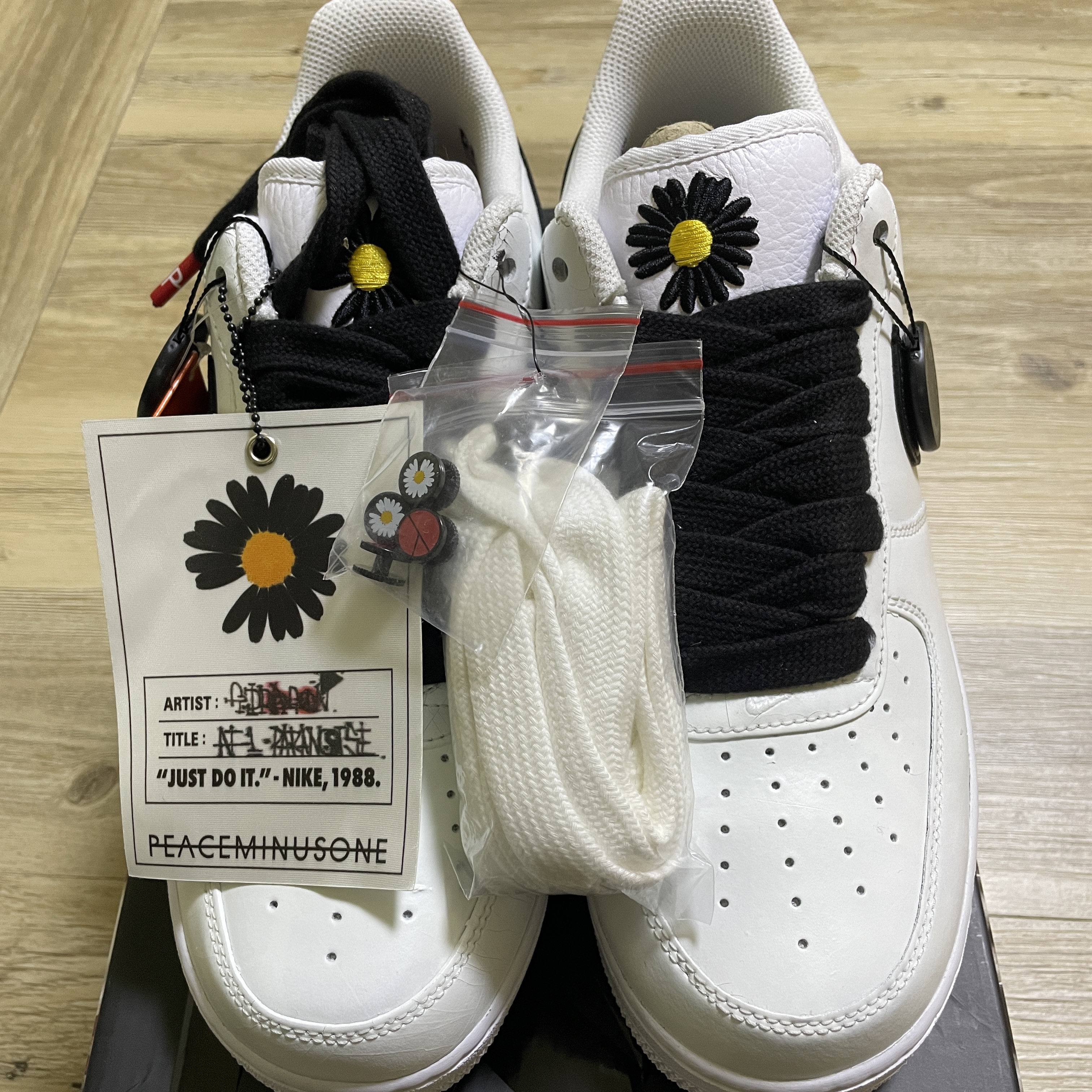 Nike x Peaceminusone Air Force 1 Low Para-Noise 2.0 착용 스타일