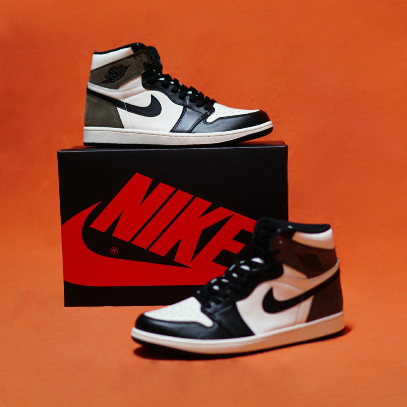 Jordan 1 Retro High OG Black Mocha 착용 스타일 - 1