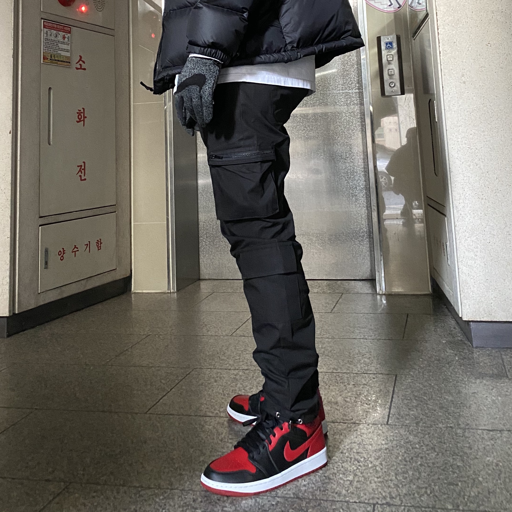Jordan 1 Mid Bred Banned 2020 착용 스타일 - 2
