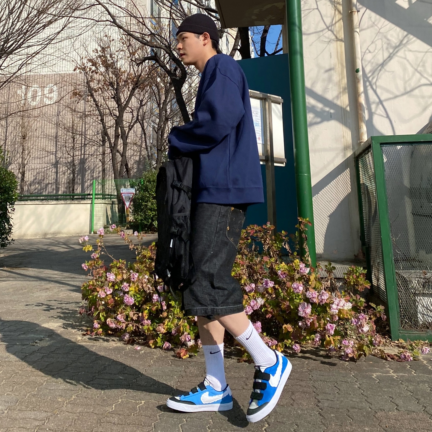 Nike SB Zoom Blazer AC Kevin and Hell 착용 스타일