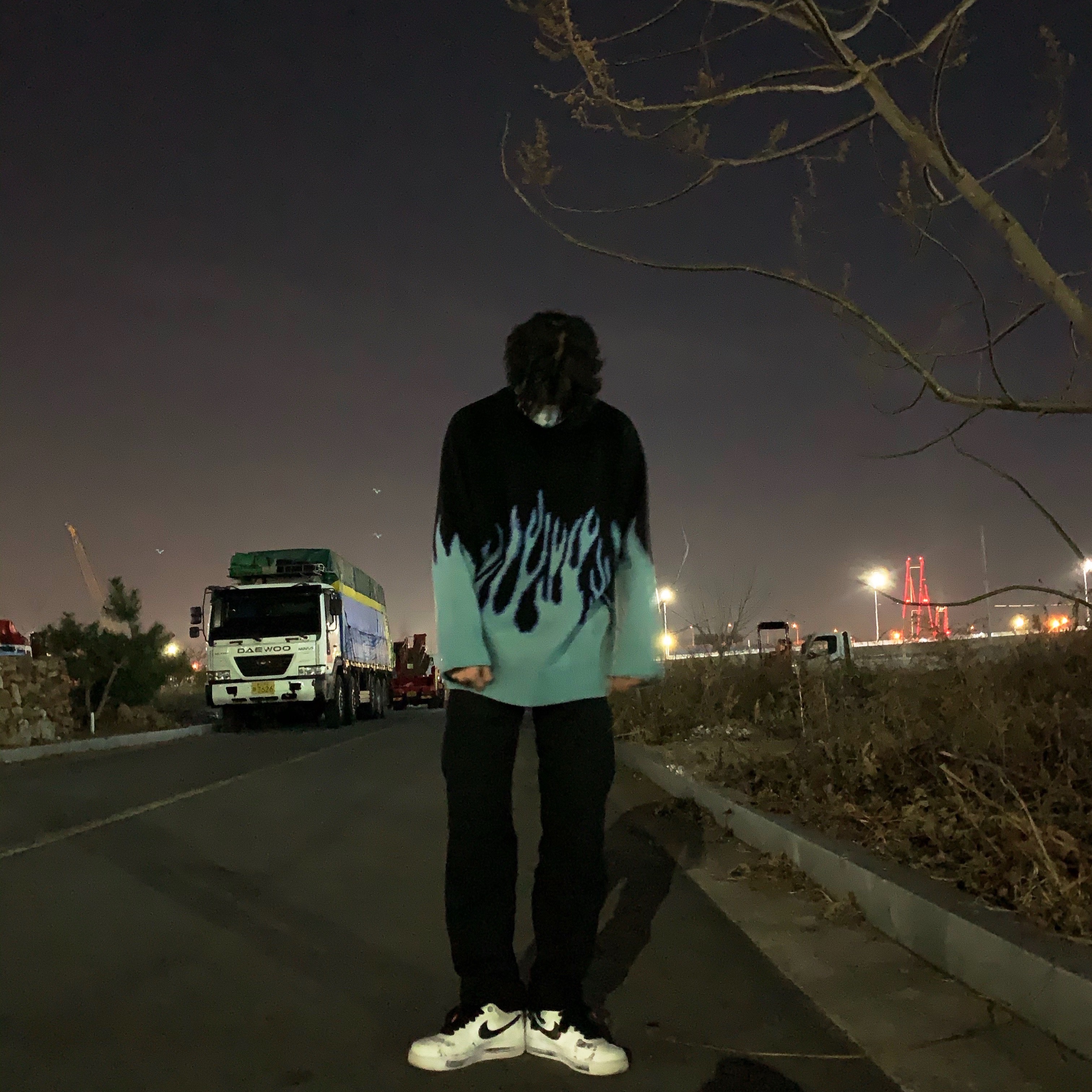 Nike x Peaceminusone Air Force 1 Low Para-Noise 2.0 착용 스타일