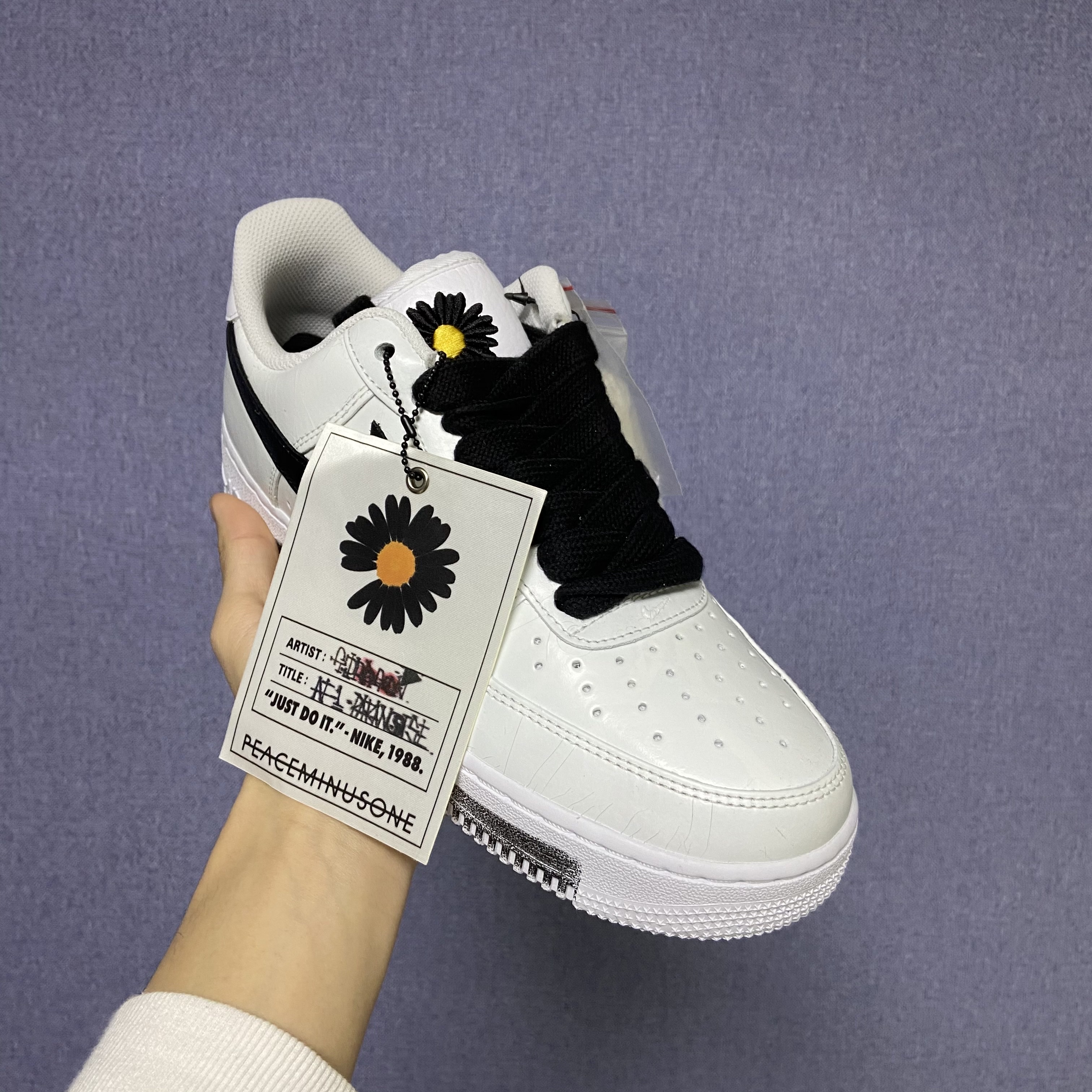 Nike x Peaceminusone Air Force 1 Low Para-Noise 2.0 착용 스타일