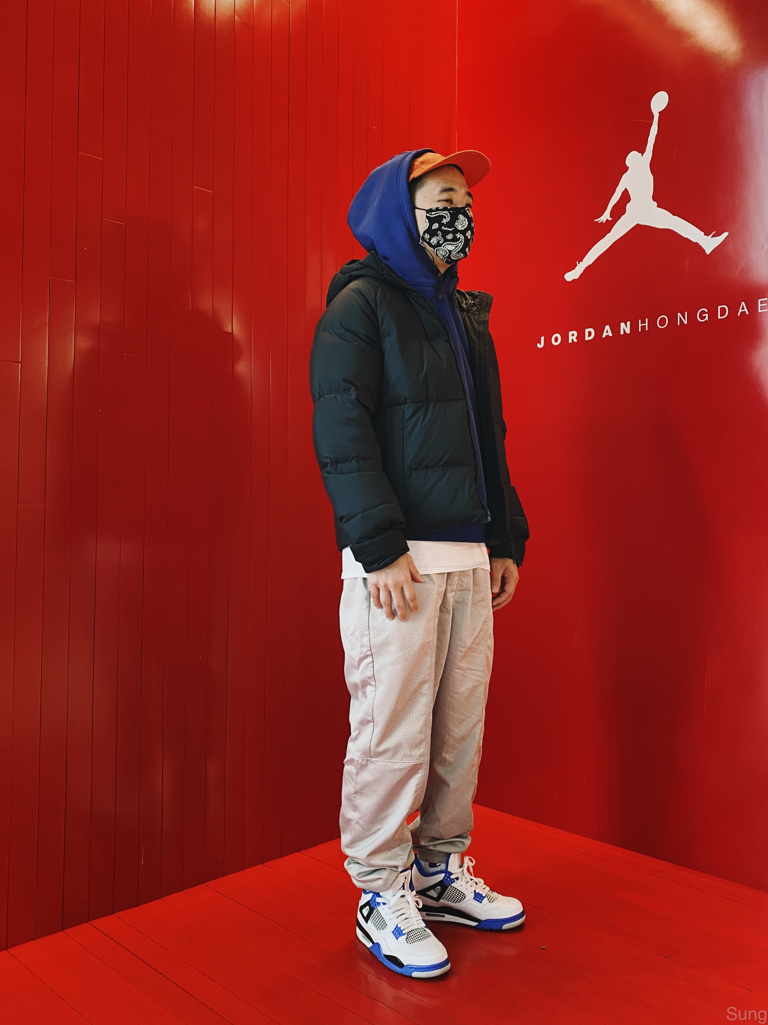 Jordan 4 Retro Motorsports 2017 착용 스타일