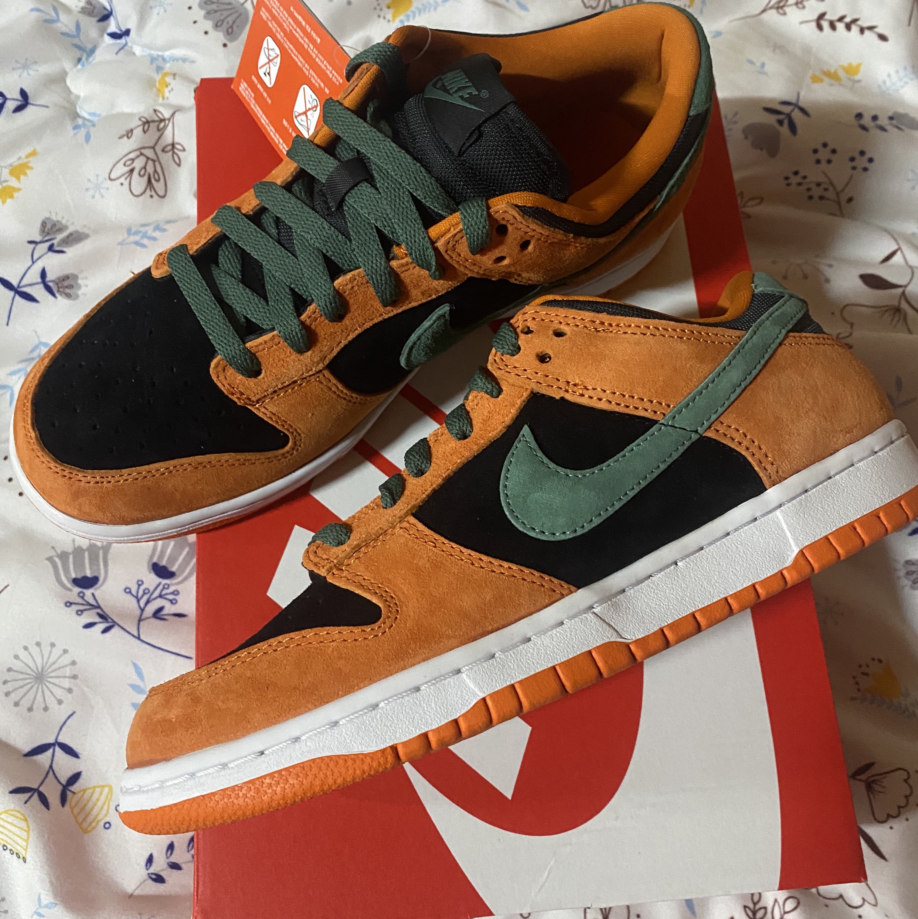 Nike Dunk Low SP Champ Colors, Nike Dunk Low SP Ceramic 착용 스타일 - 2