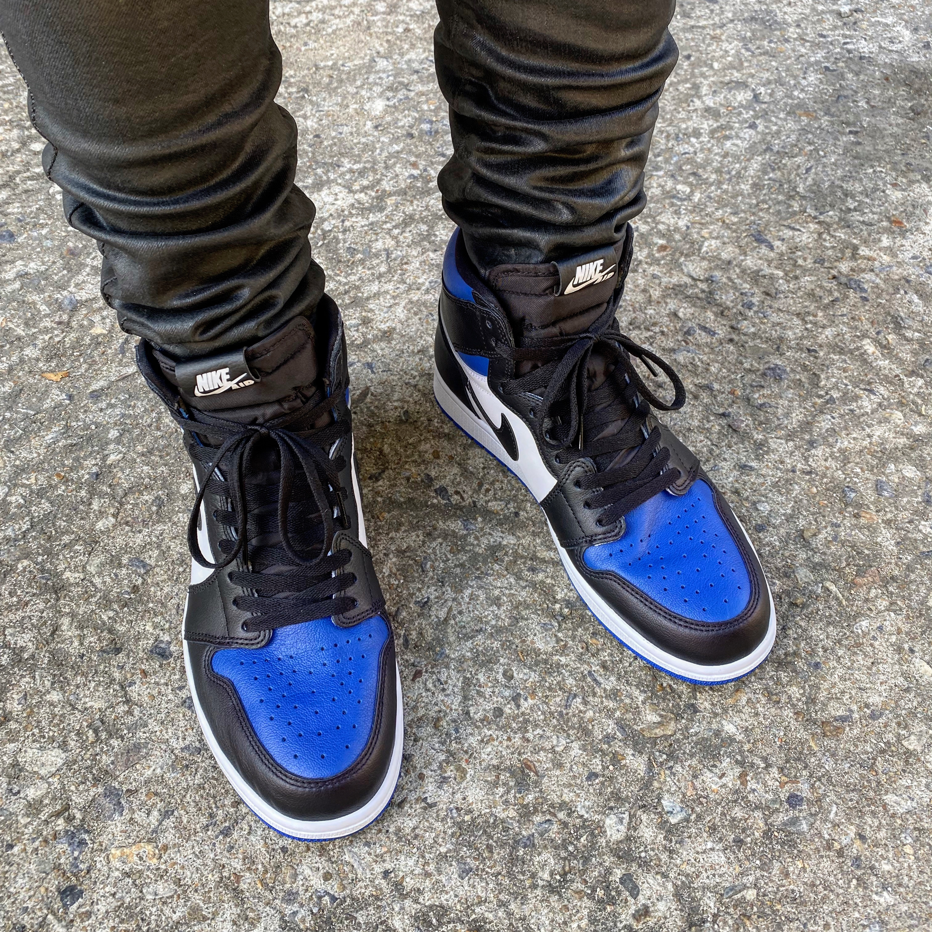 Jordan 1 Retro High OG Royal Toe 착용 스타일