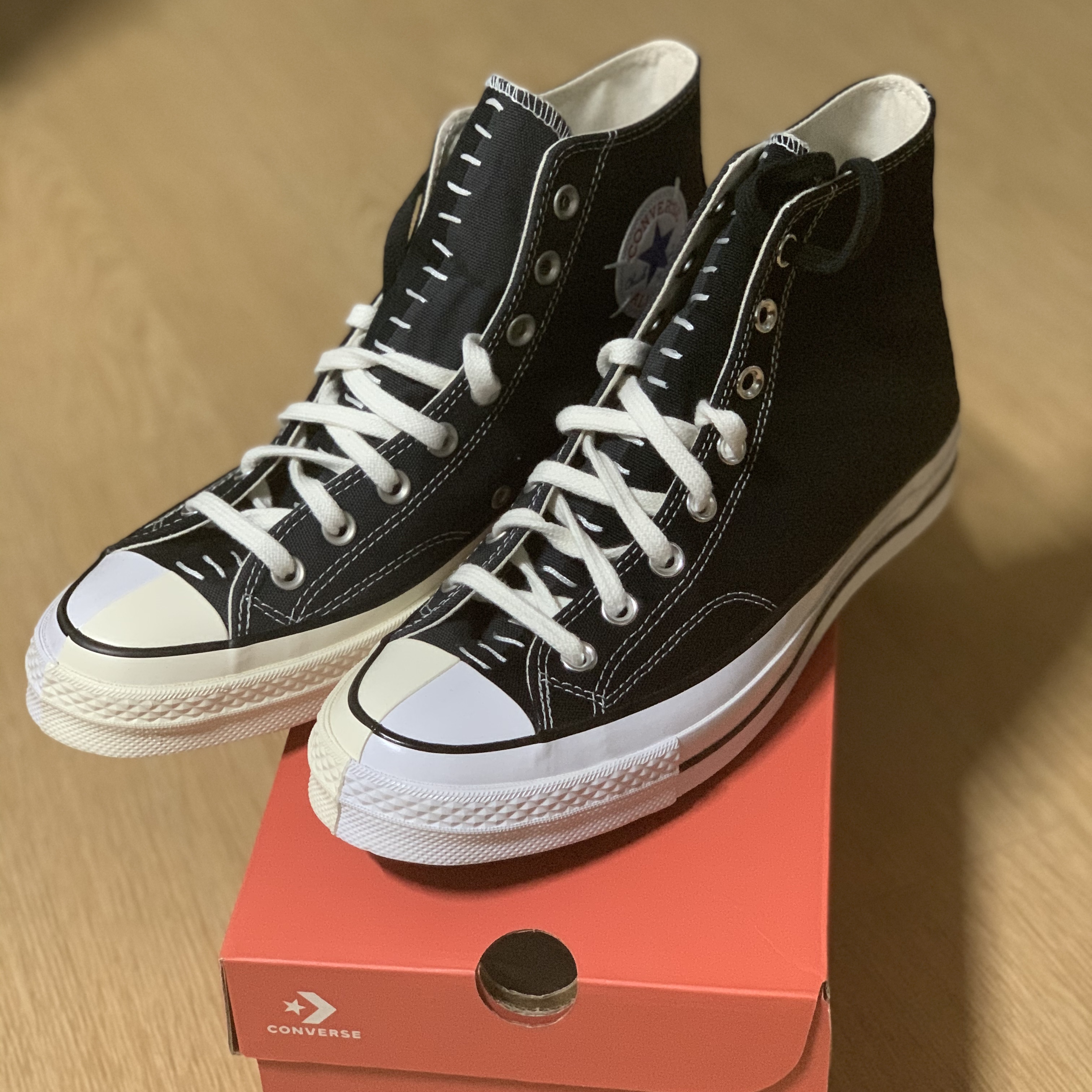 Converse x Slam Jam Chuck 70 Hi Reconstructed Black 착용 스타일