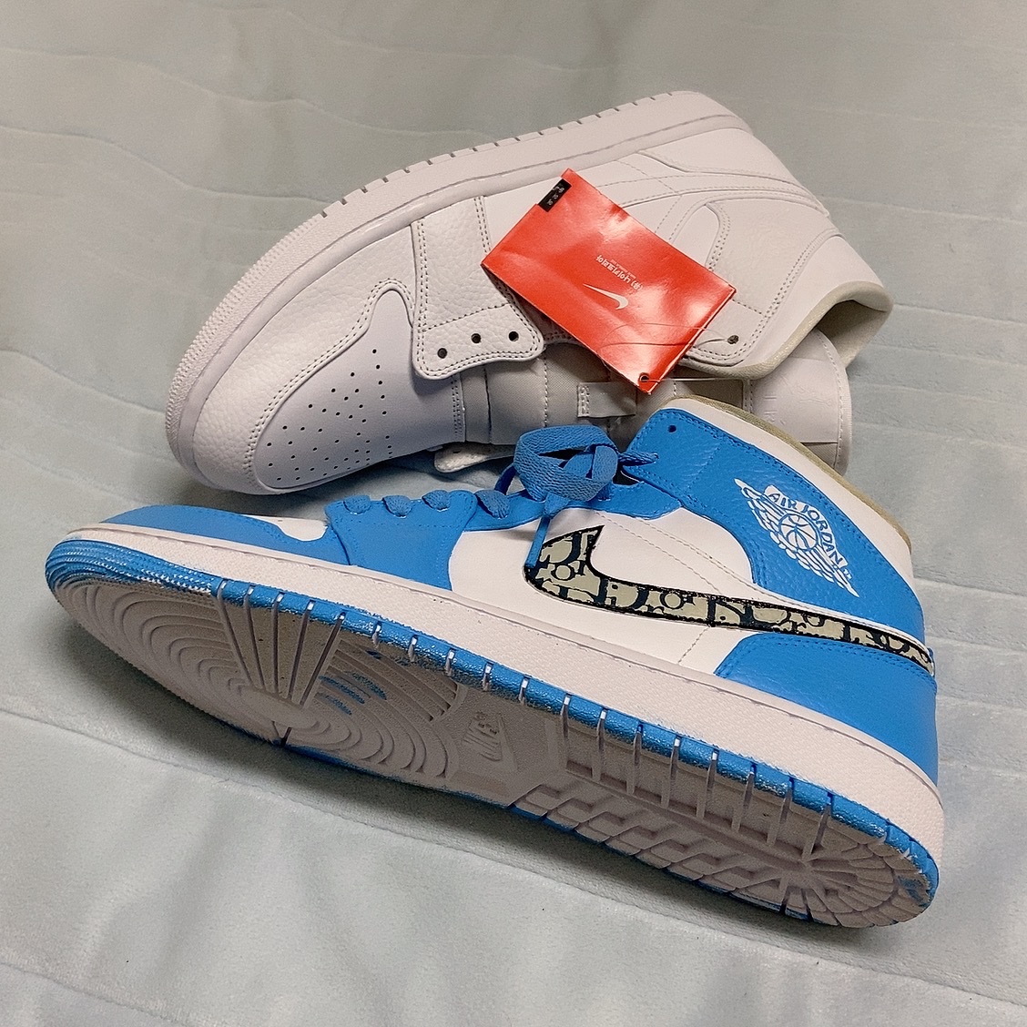 Jordan 1 Mid Triple White 착용 스타일