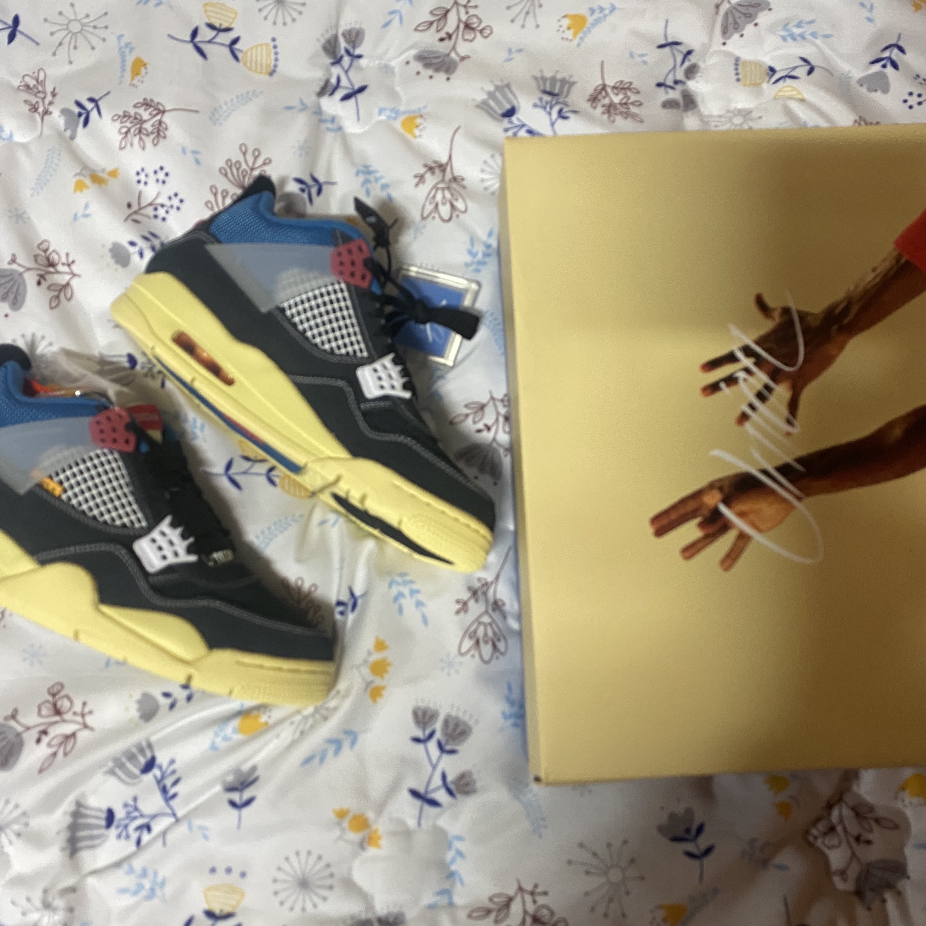 Jordan 4 x Union Retro Off Noir 착용 스타일