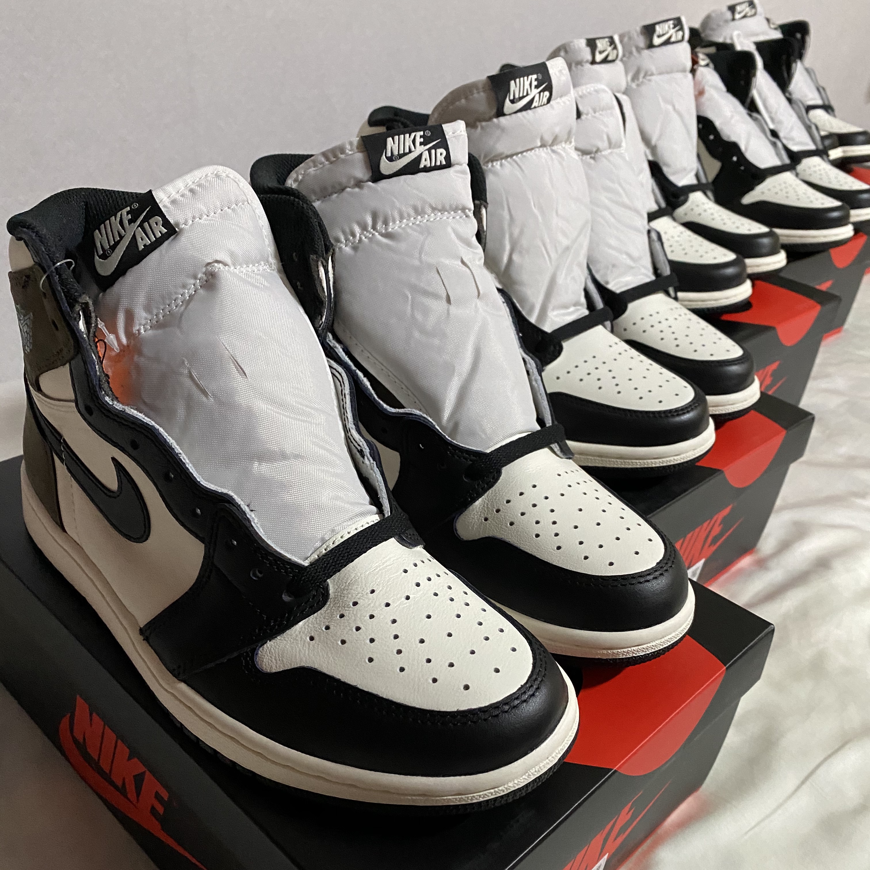 Jordan 1 Retro High OG Black Mocha 착용 스타일 - 1