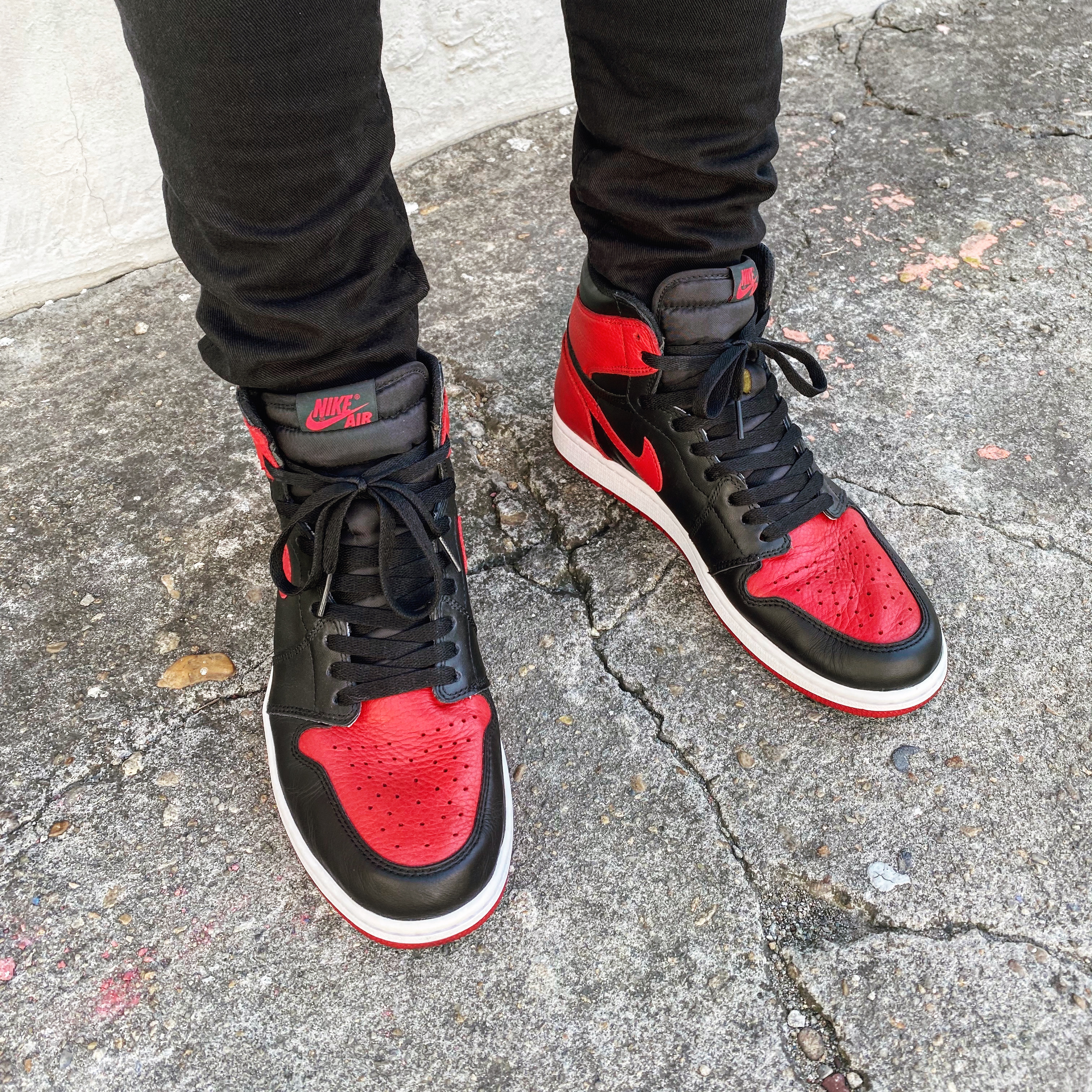 Jordan 1 Retro High OG Bred Banned 2016 착용 스타일