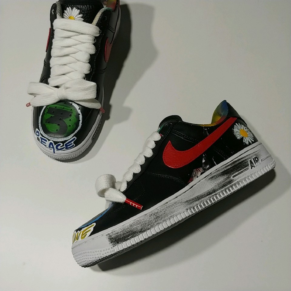 Nike x Peaceminusone Air Force 1 Low Para-Noise 착용 스타일 - 5