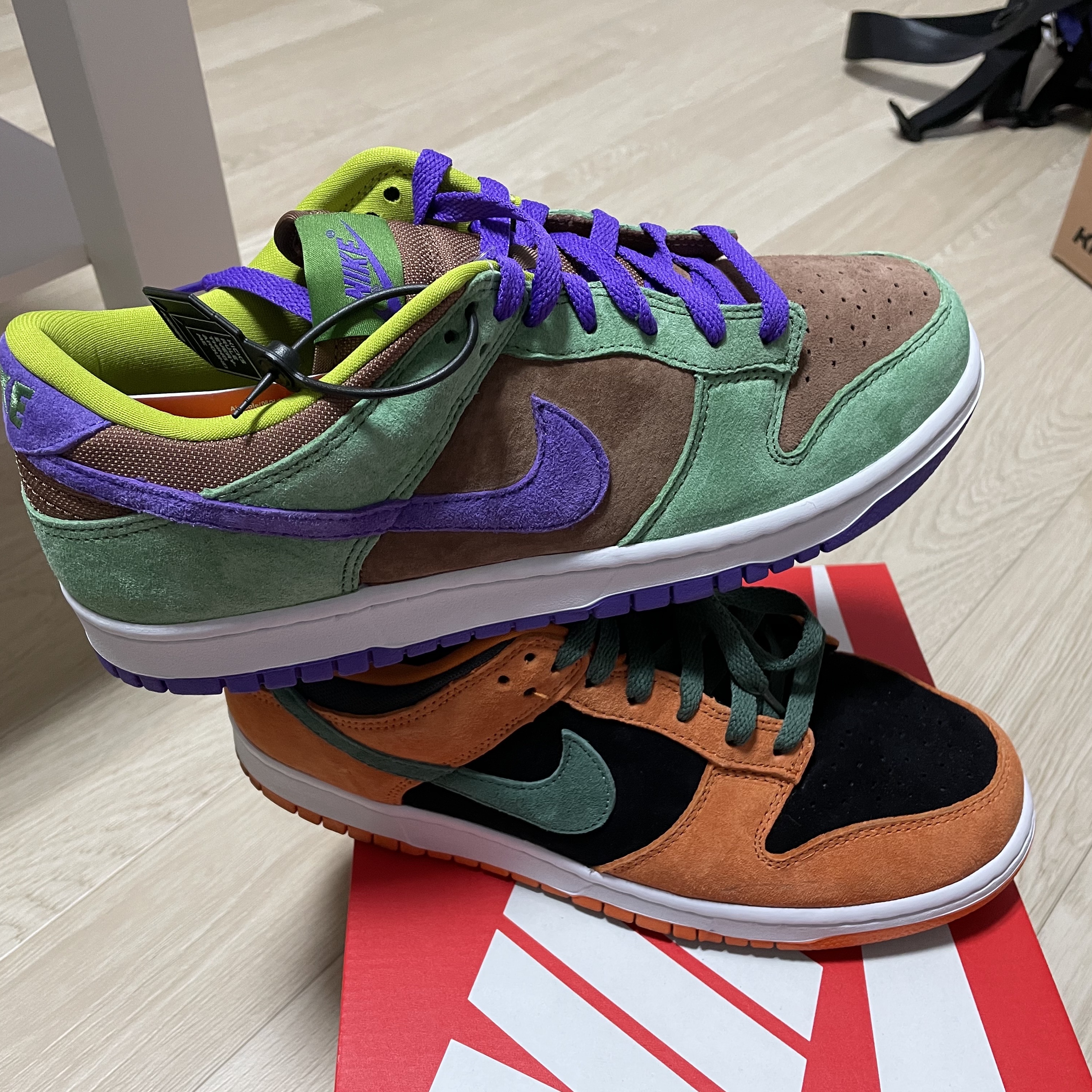 Nike Dunk Low SP Ceramic, Nike Dunk Low SP Veneer 착용 스타일