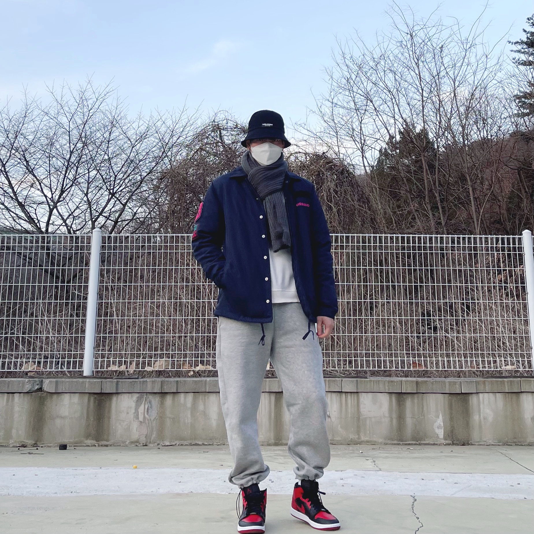 Jordan 1 Mid Bred Banned 2020 착용 스타일
