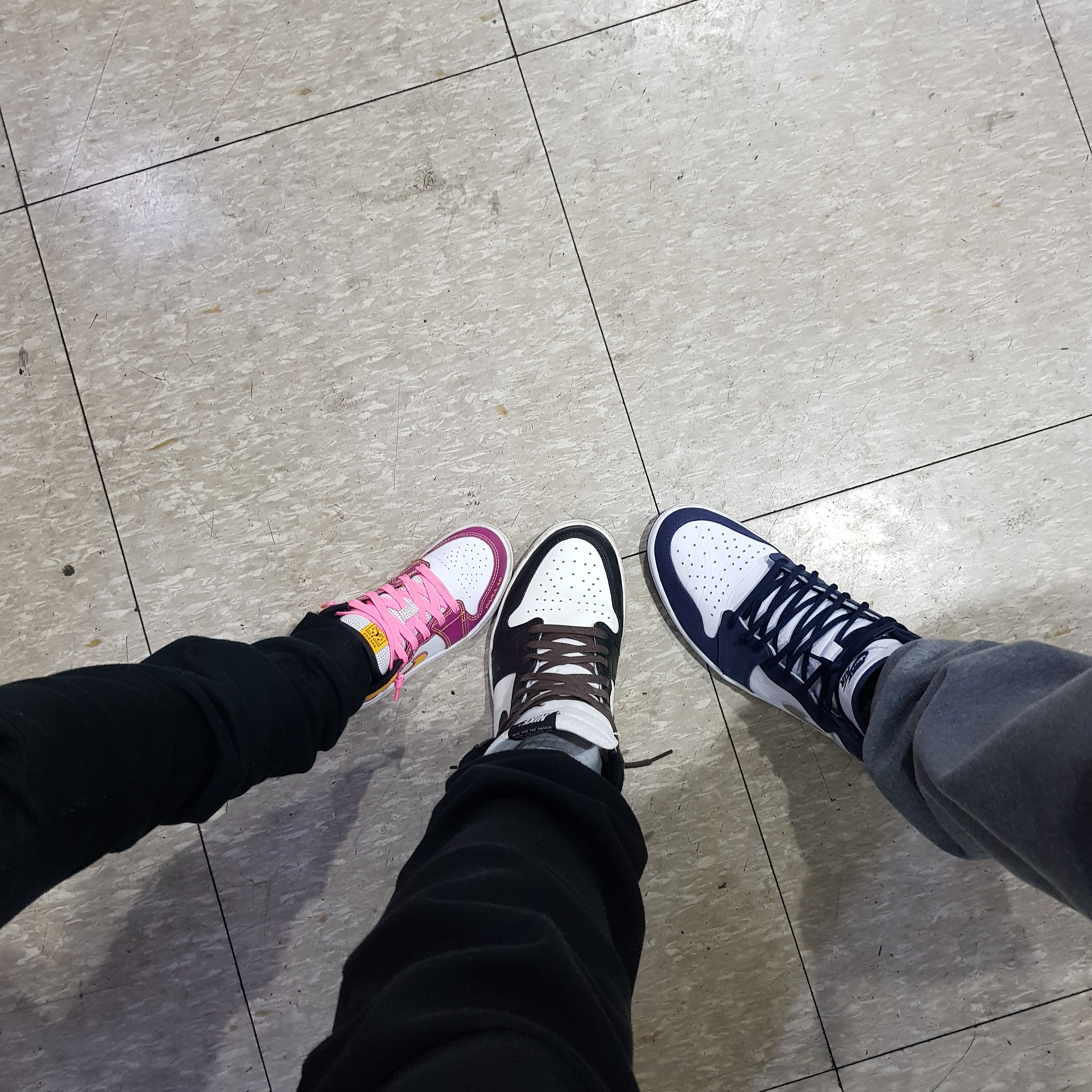 Jordan 1 Retro High OG CO.JP Midnight Navy, Jordan 1 Retro High OG Black Mocha 착용 스타일